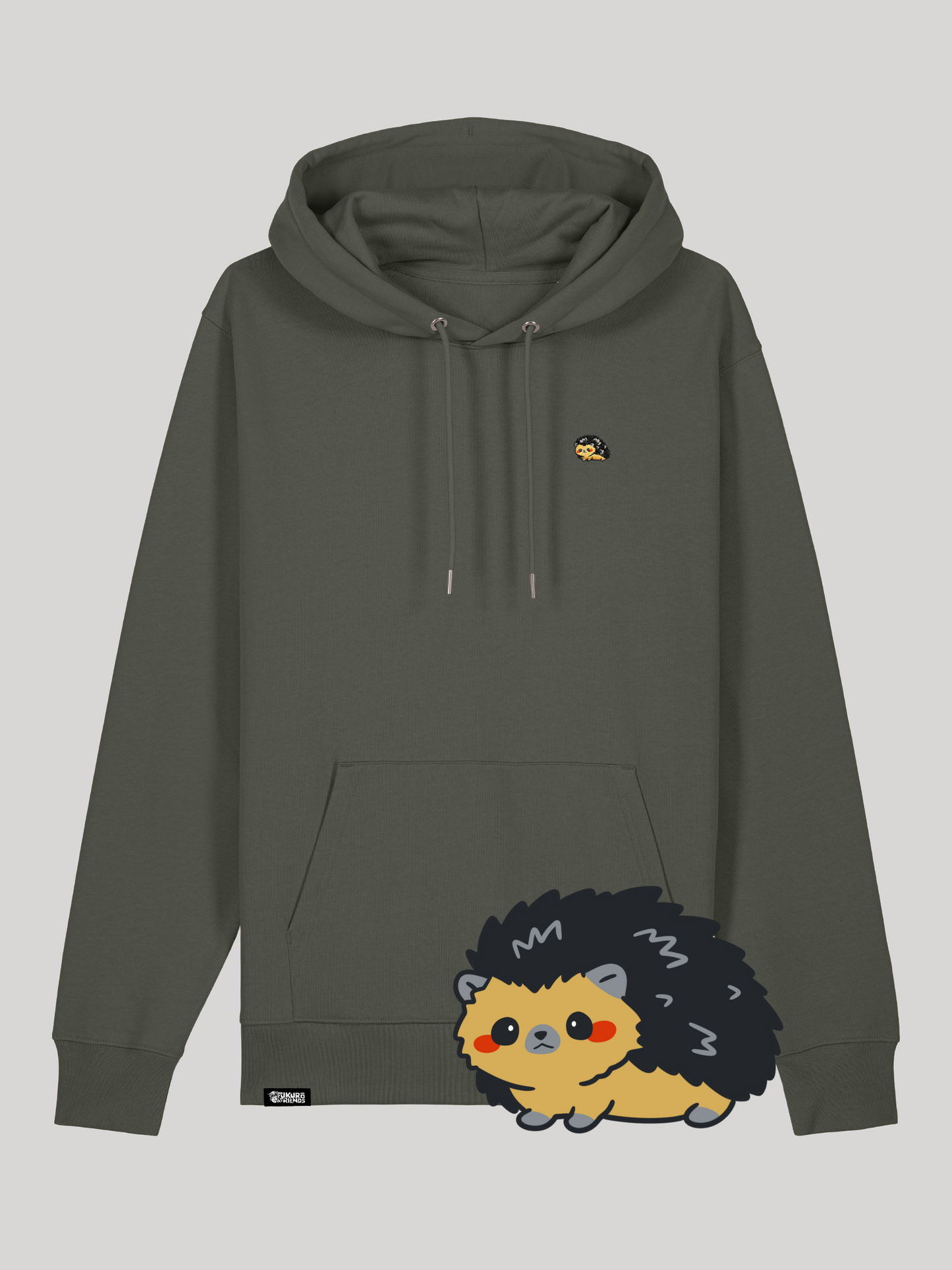 TARO | Der Igel - Premium Hoodie aus reiner Bio-Baumwolle