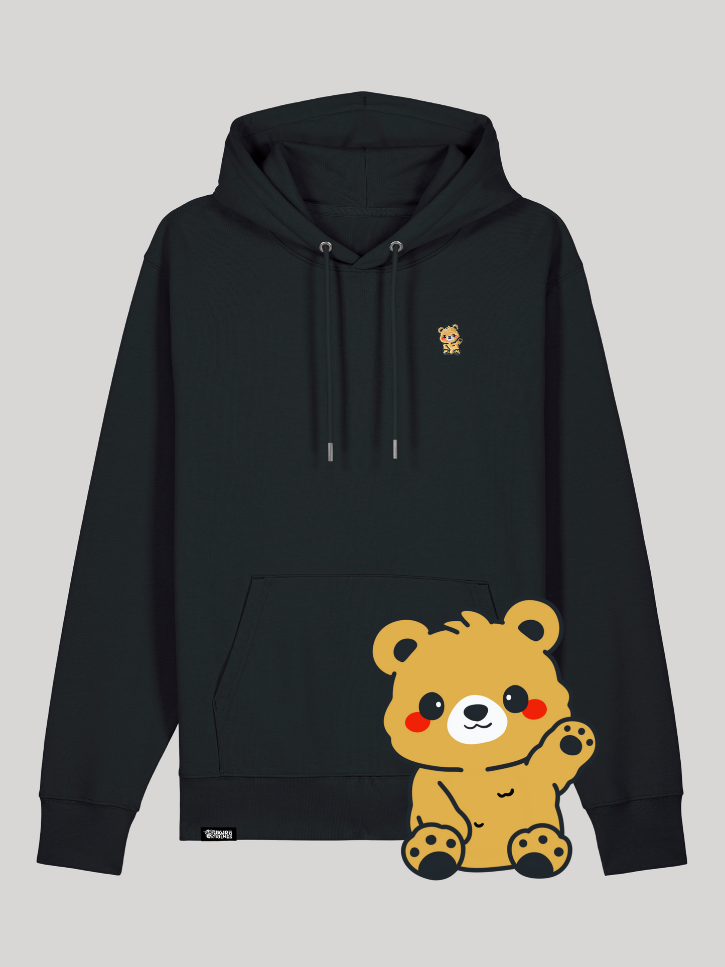 TOMO | Der Braunbär - Premium Hoodie aus reiner Bio-Baumwolle