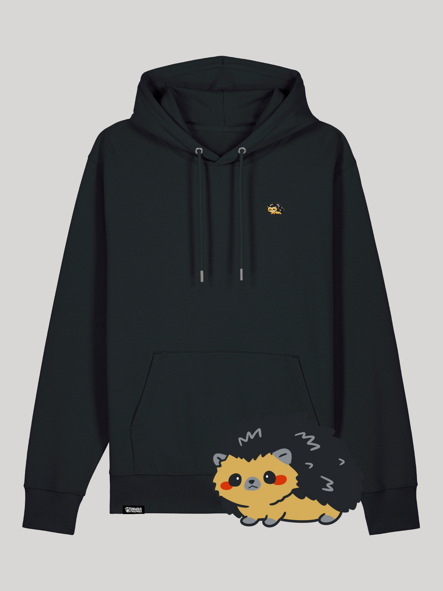 TARO | Der Igel - Premium Hoodie aus reiner Bio-Baumwolle