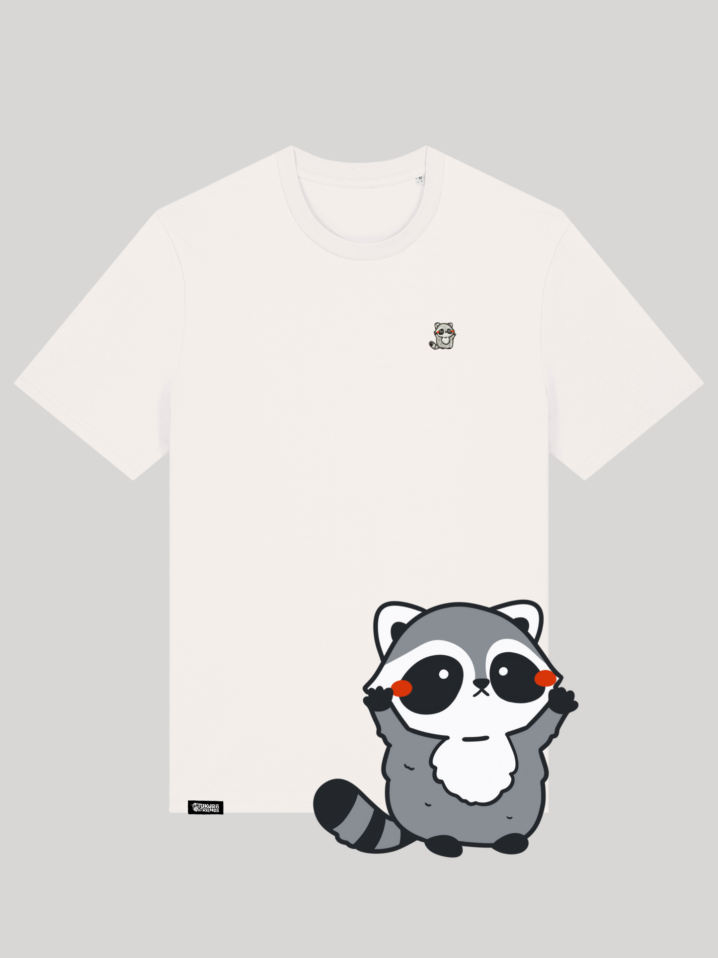 KUMO | Der Waschbär - Soft-Touch T-Shirt aus reiner Bio-Baumwolle