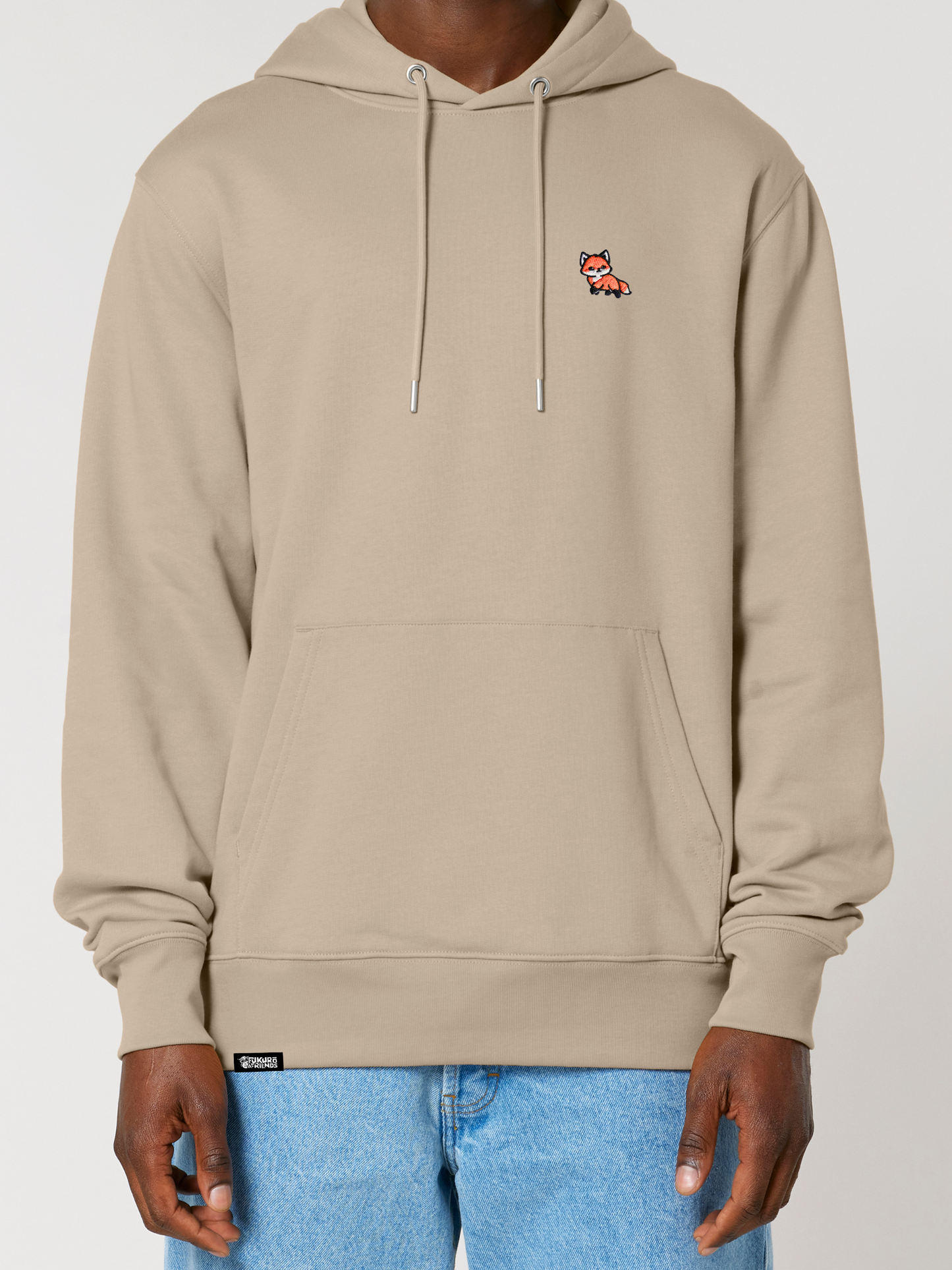 RIKU | Der Rotfuchs - Premium Hoodie aus reiner Bio-Baumwolle