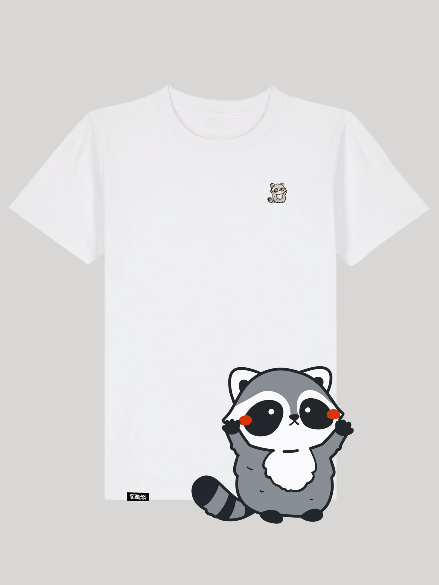 KUMO | Der Waschbär - Kids T-Shirt aus reiner Bio-Baumwolle