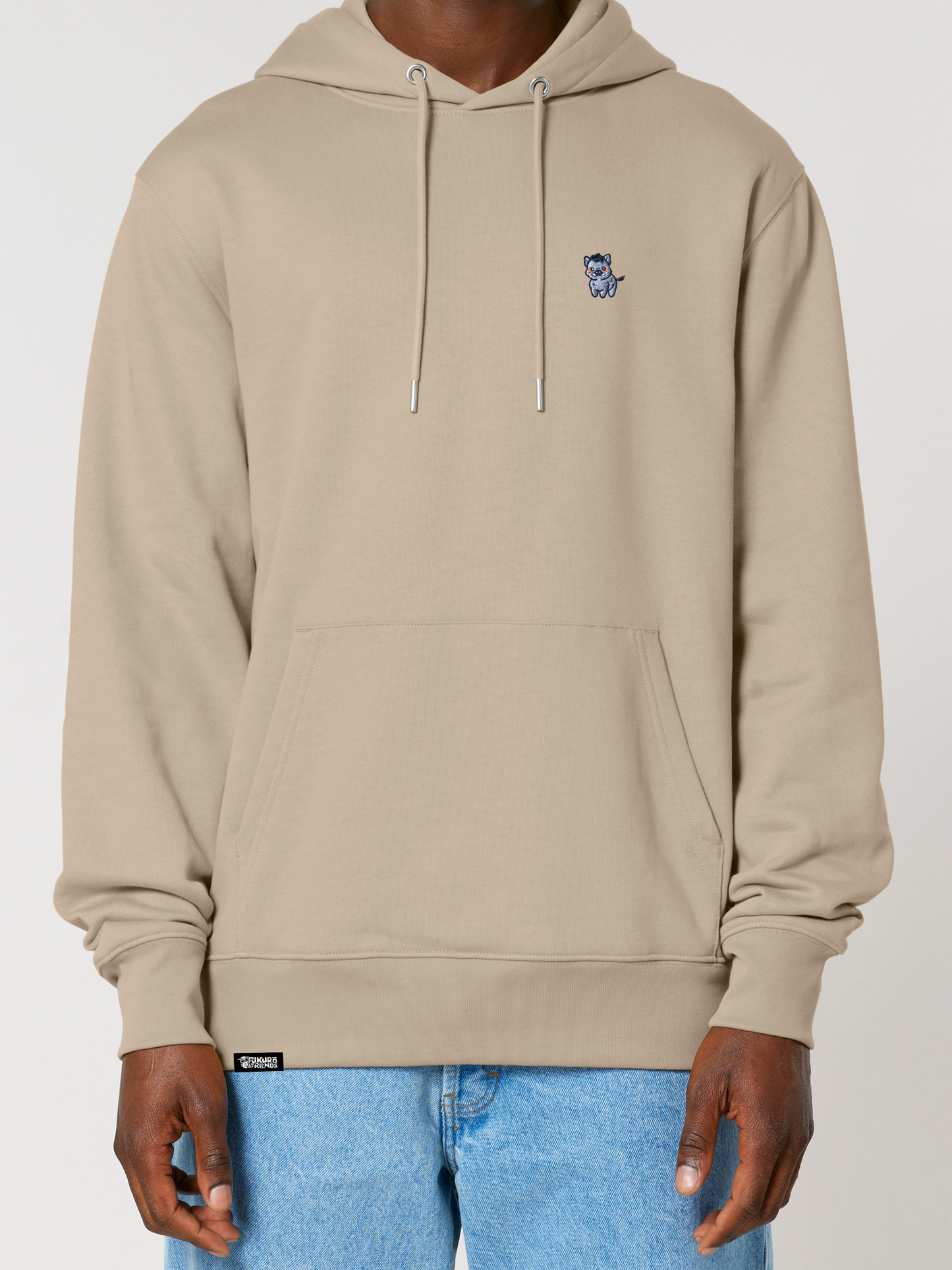 DARO | Das Wildschwein - Premium Hoodie aus reiner Bio-Baumwolle