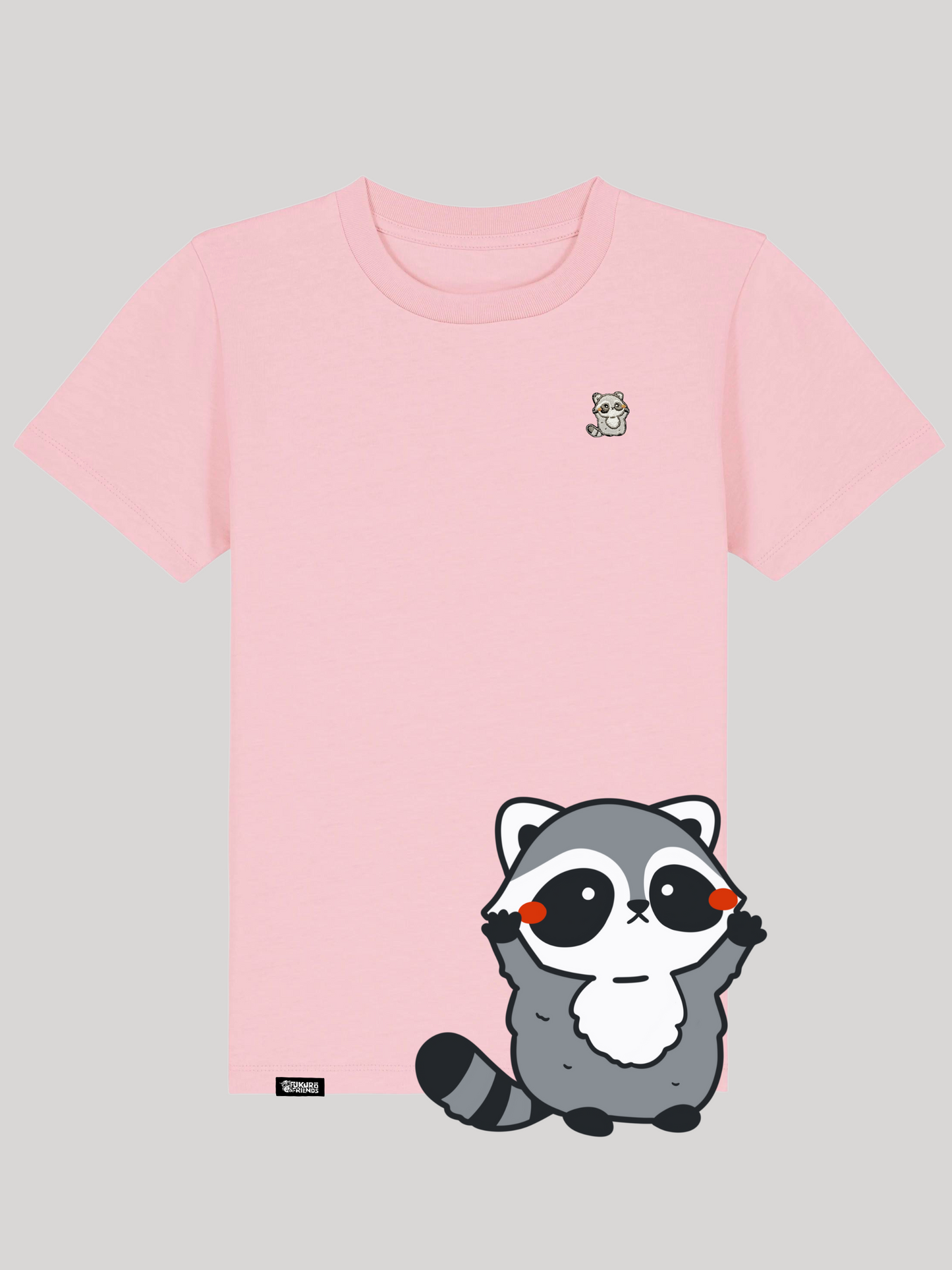 KUMO | Der Waschbär - Kids T-Shirt aus reiner Bio-Baumwolle