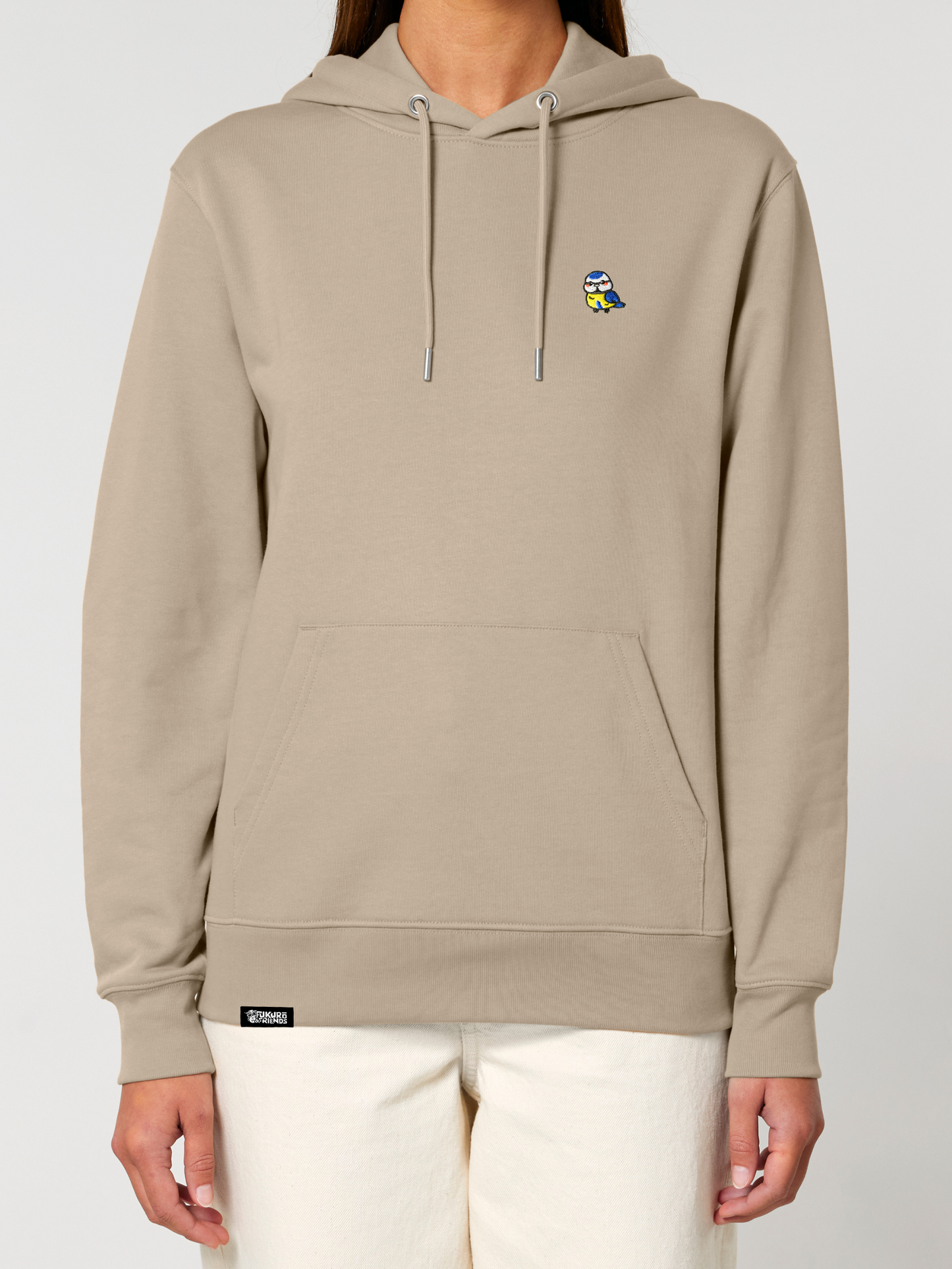 PIKO | Die Blaumeise - Premium Hoodie aus reiner Bio-Baumwolle