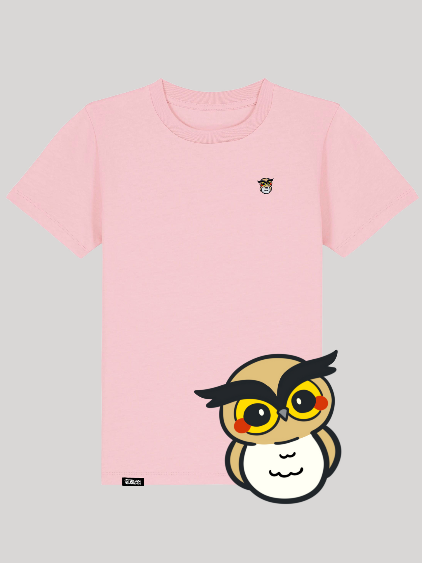FUKURŌ | Der UHU - Kids T-Shirt aus reiner Bio-Baumwolle