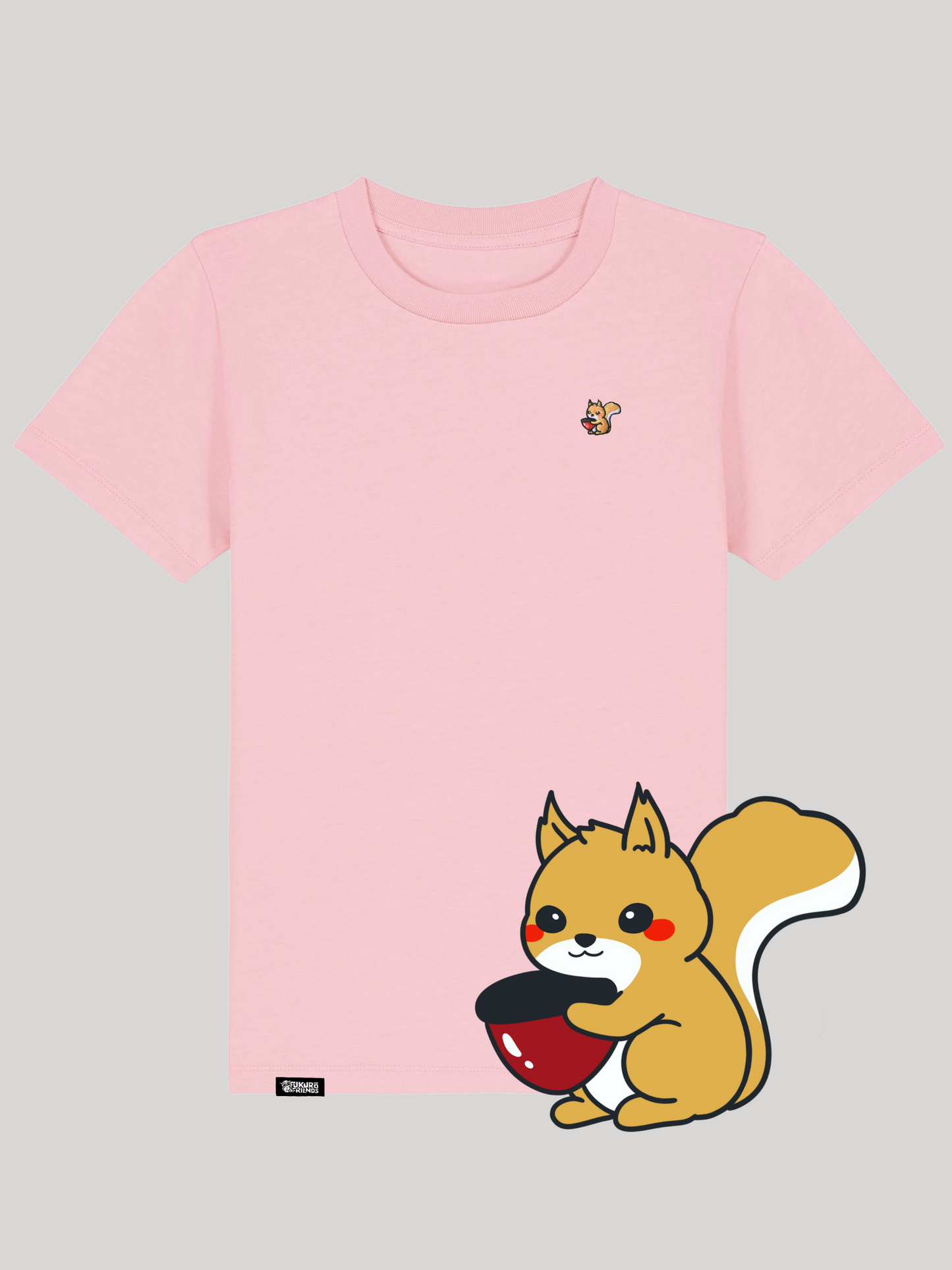 KURI | Das Eichhörnchen - Kids T-Shirt aus reiner Bio-Baumwolle