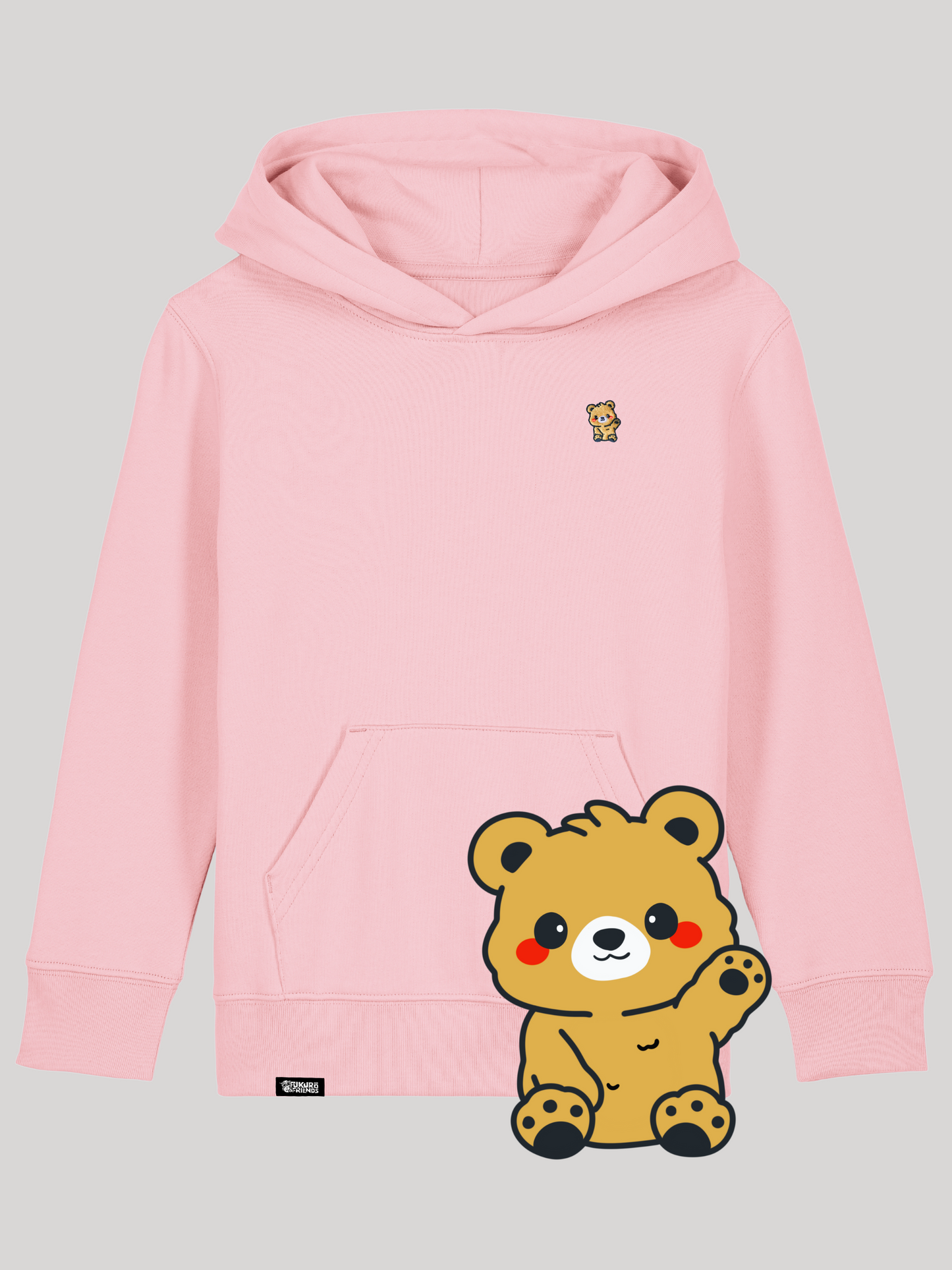 TOMO | Der Braunbär - Kids Hoodie aus reiner Bio-Baumwolle