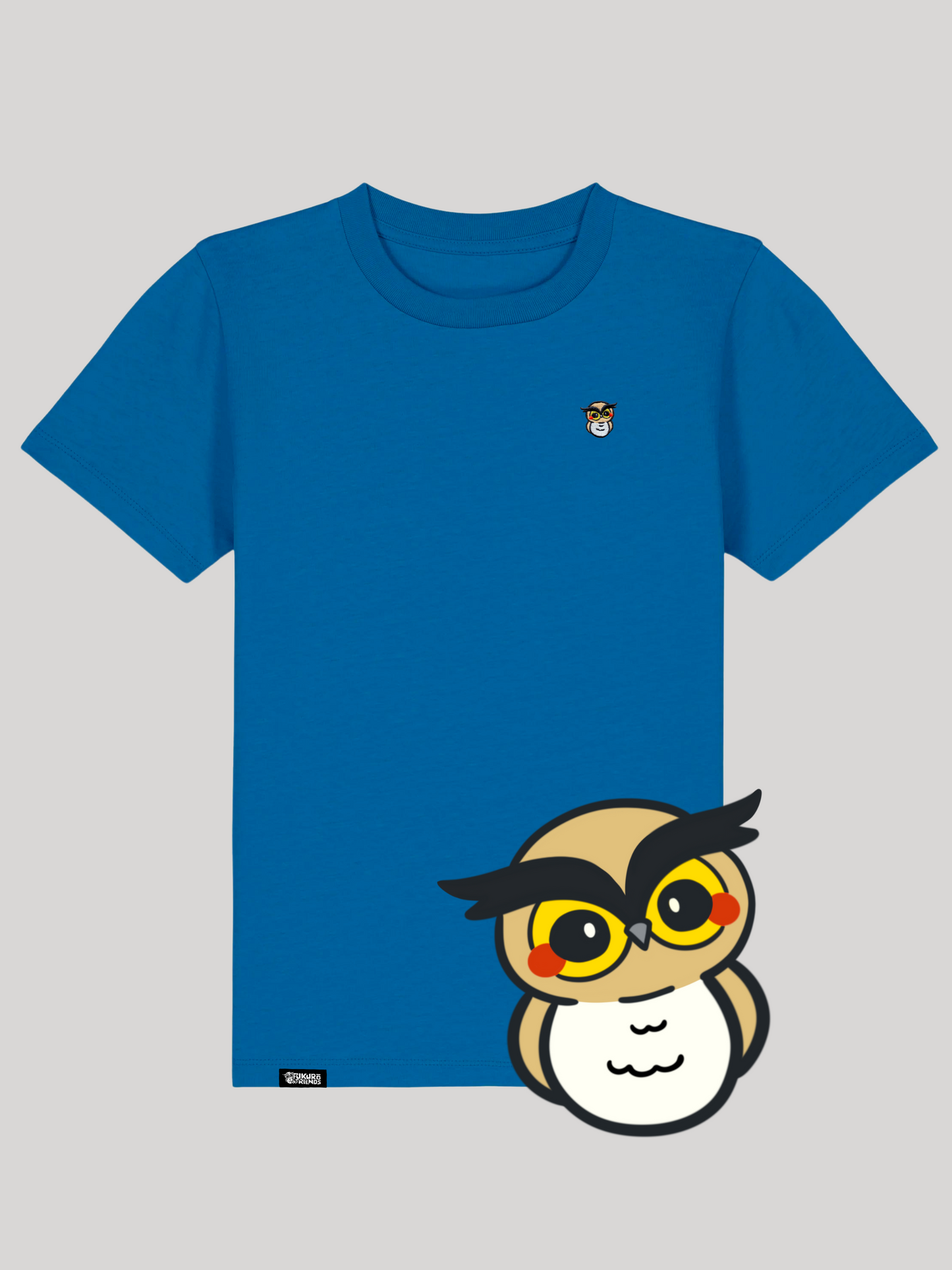 FUKURŌ | Der UHU - Kids T-Shirt aus reiner Bio-Baumwolle