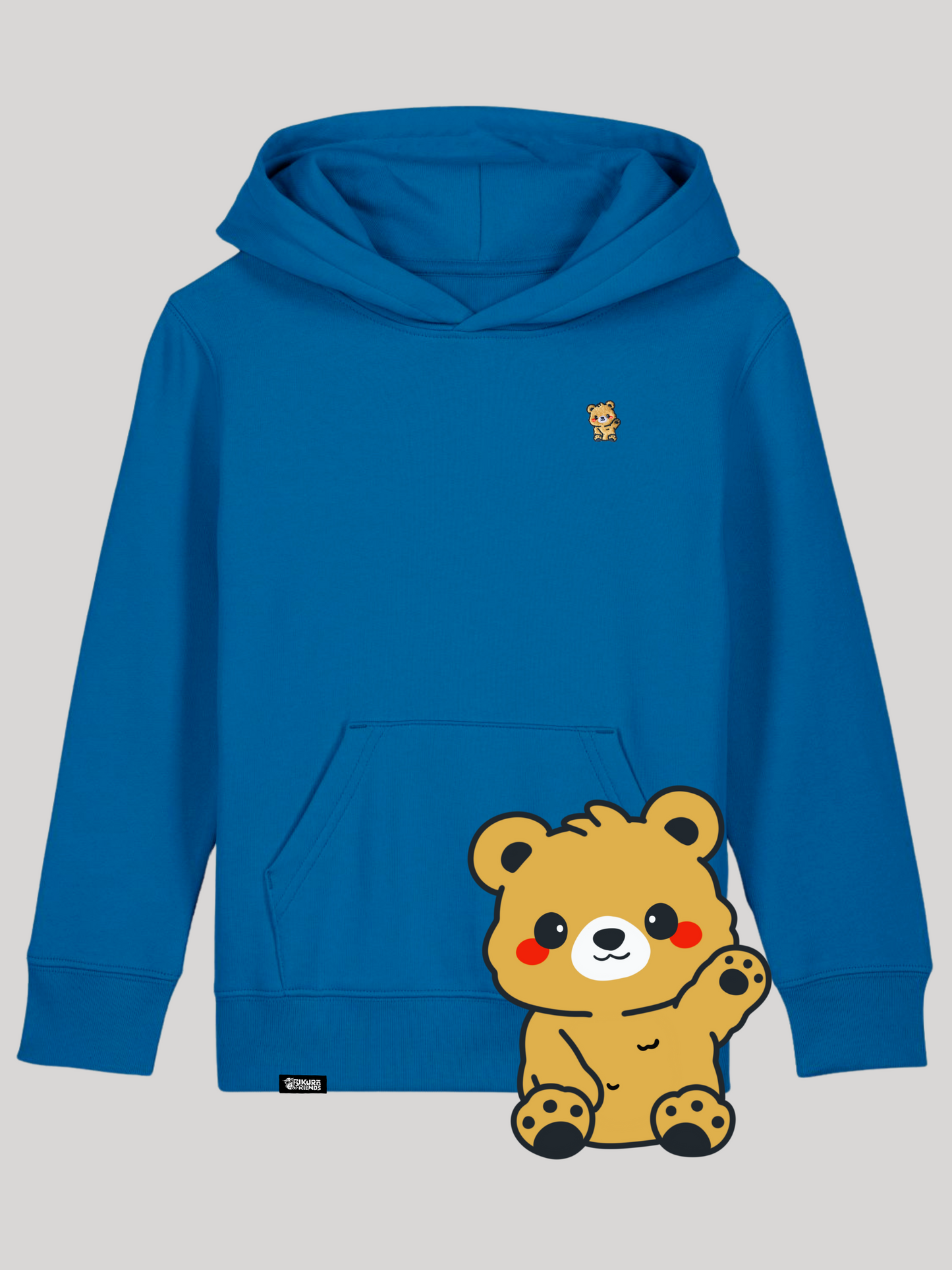 TOMO | Der Braunbär - Kids Hoodie aus reiner Bio-Baumwolle
