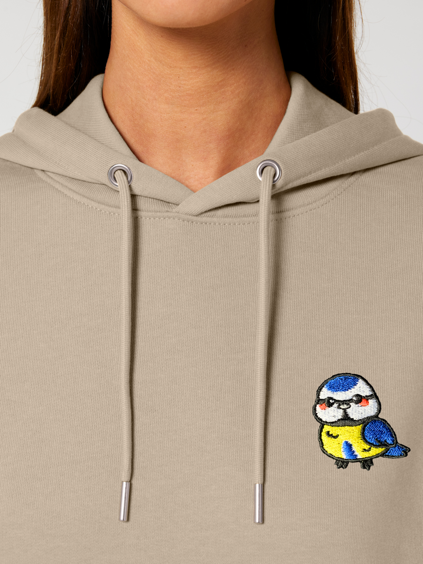 PIKO | Die Blaumeise - Premium Hoodie aus reiner Bio-Baumwolle