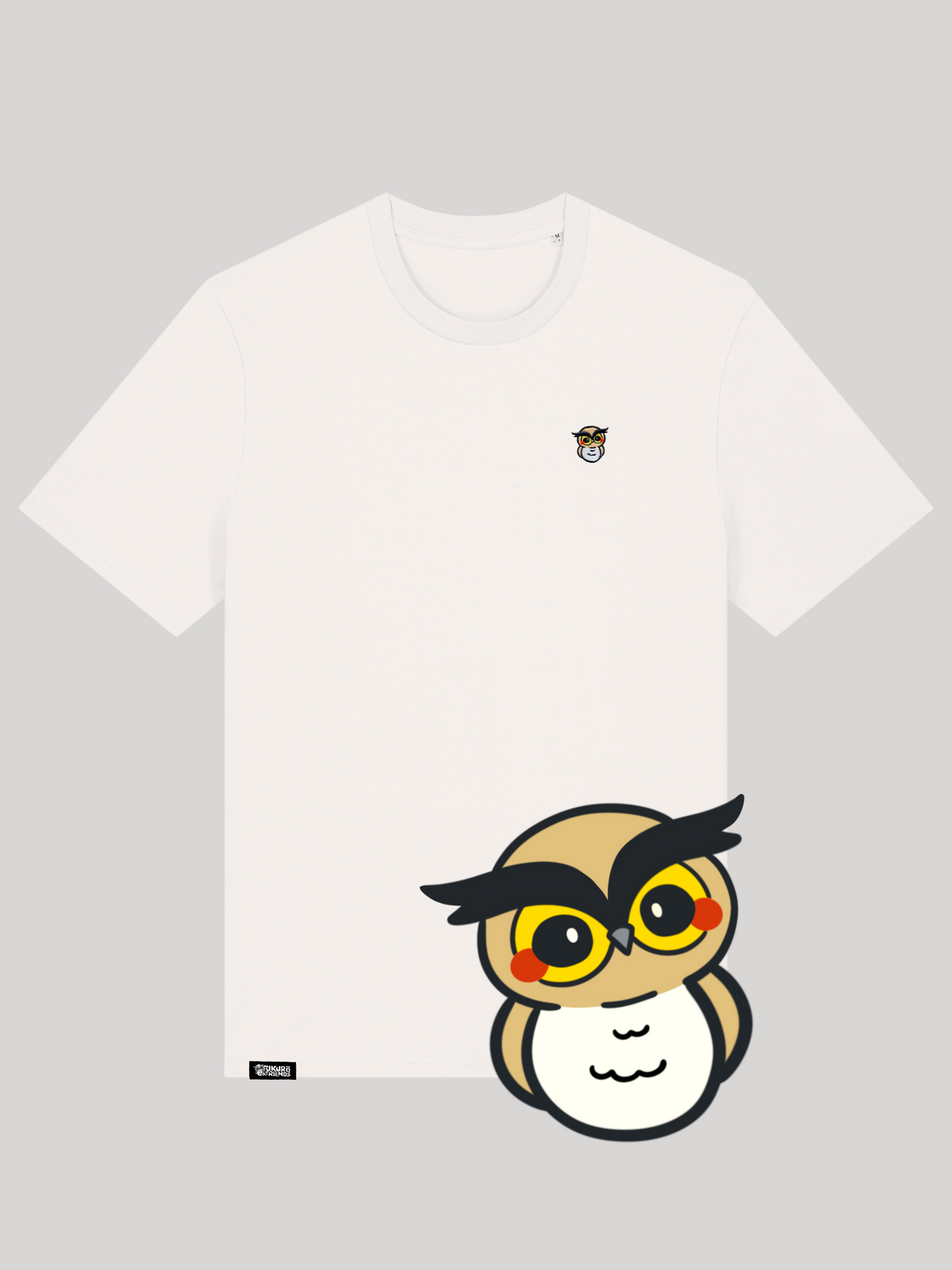 FUKURŌ | Der UHU - Soft-Touch T-Shirt aus reiner Bio-Baumwolle