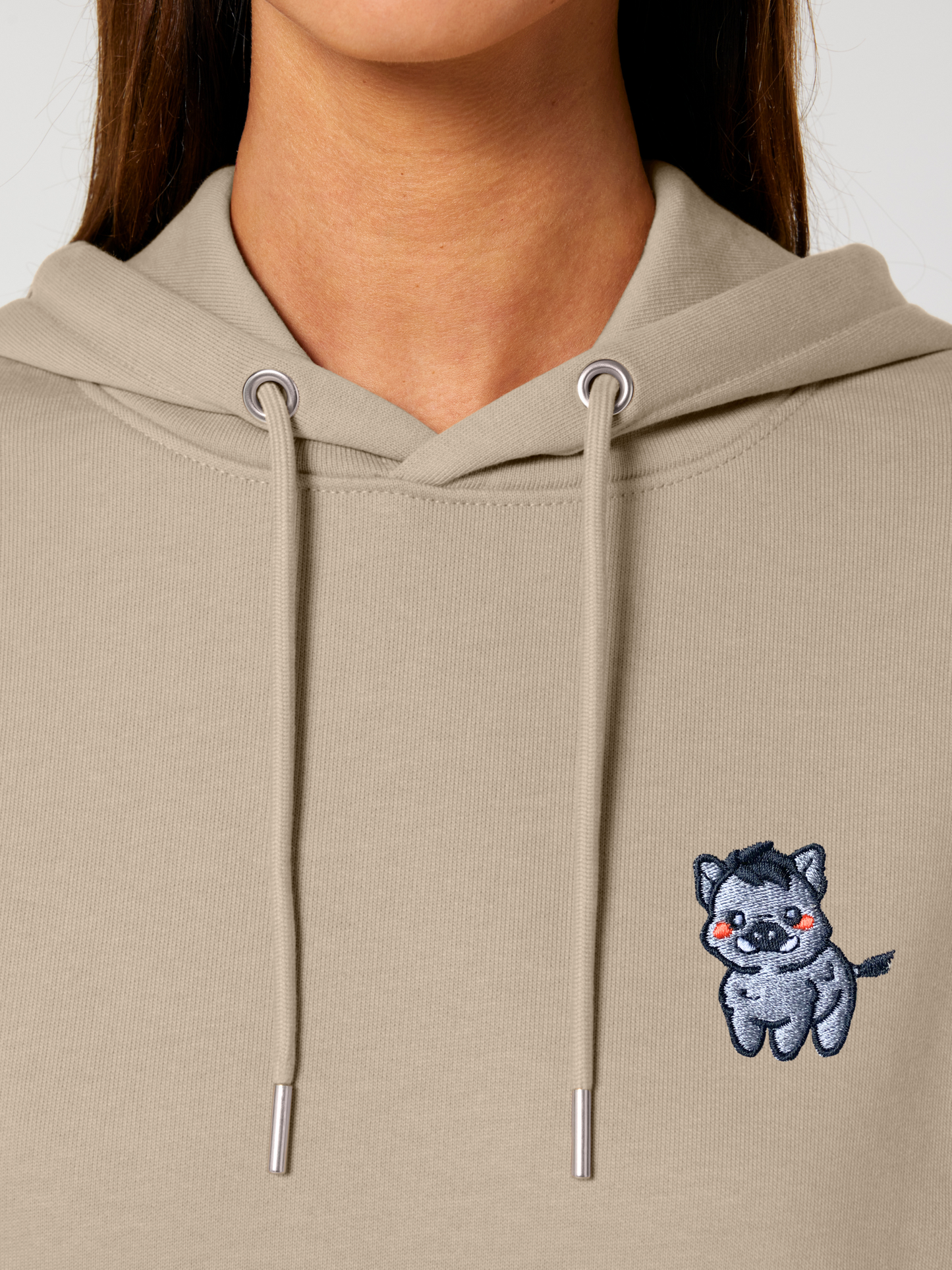 DARO | Das Wildschwein - Premium Hoodie aus reiner Bio-Baumwolle