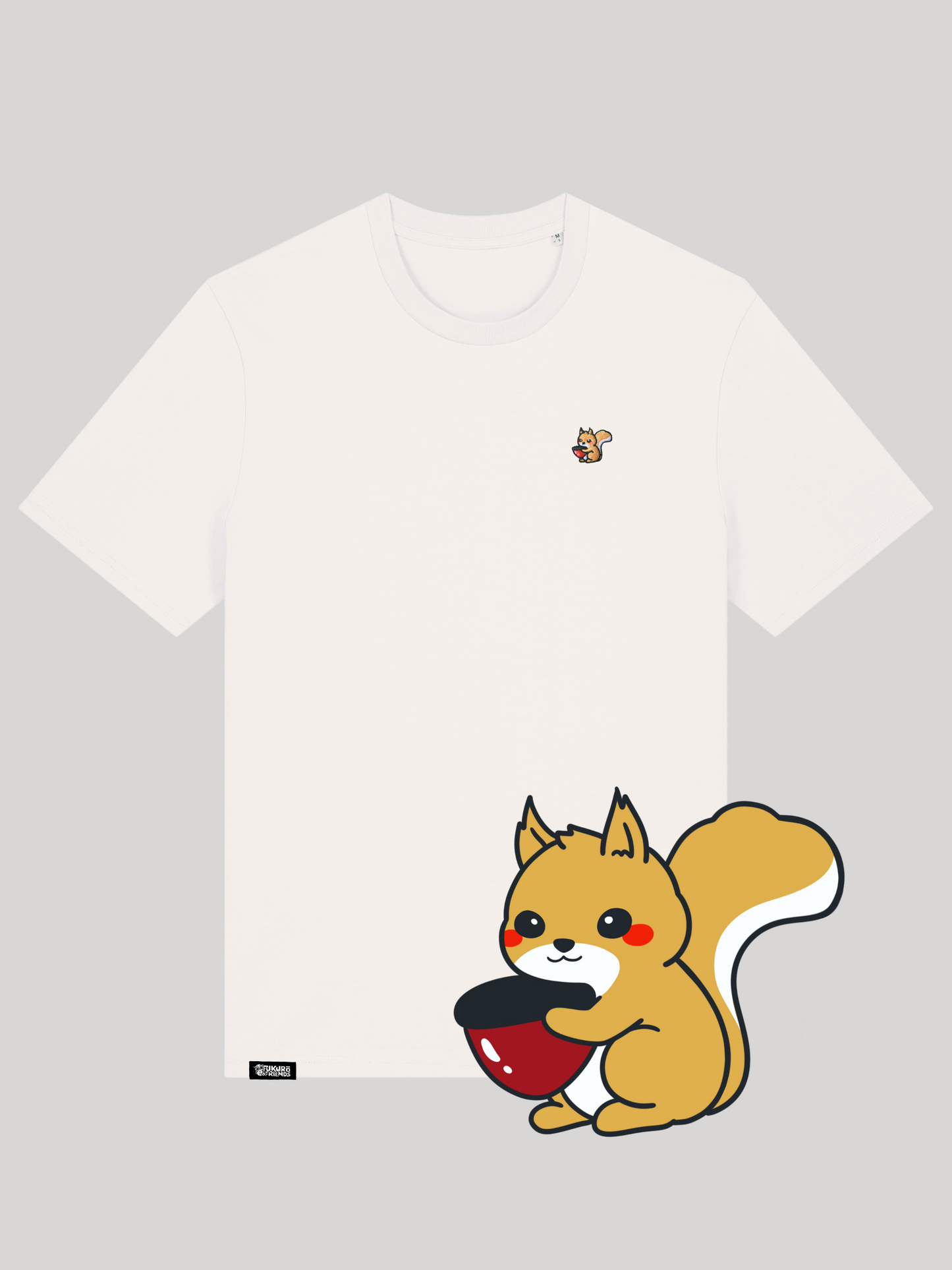 KURI | Das Eichhörnchen - Soft-Touch T-Shirt aus reiner Bio-Baumwolle