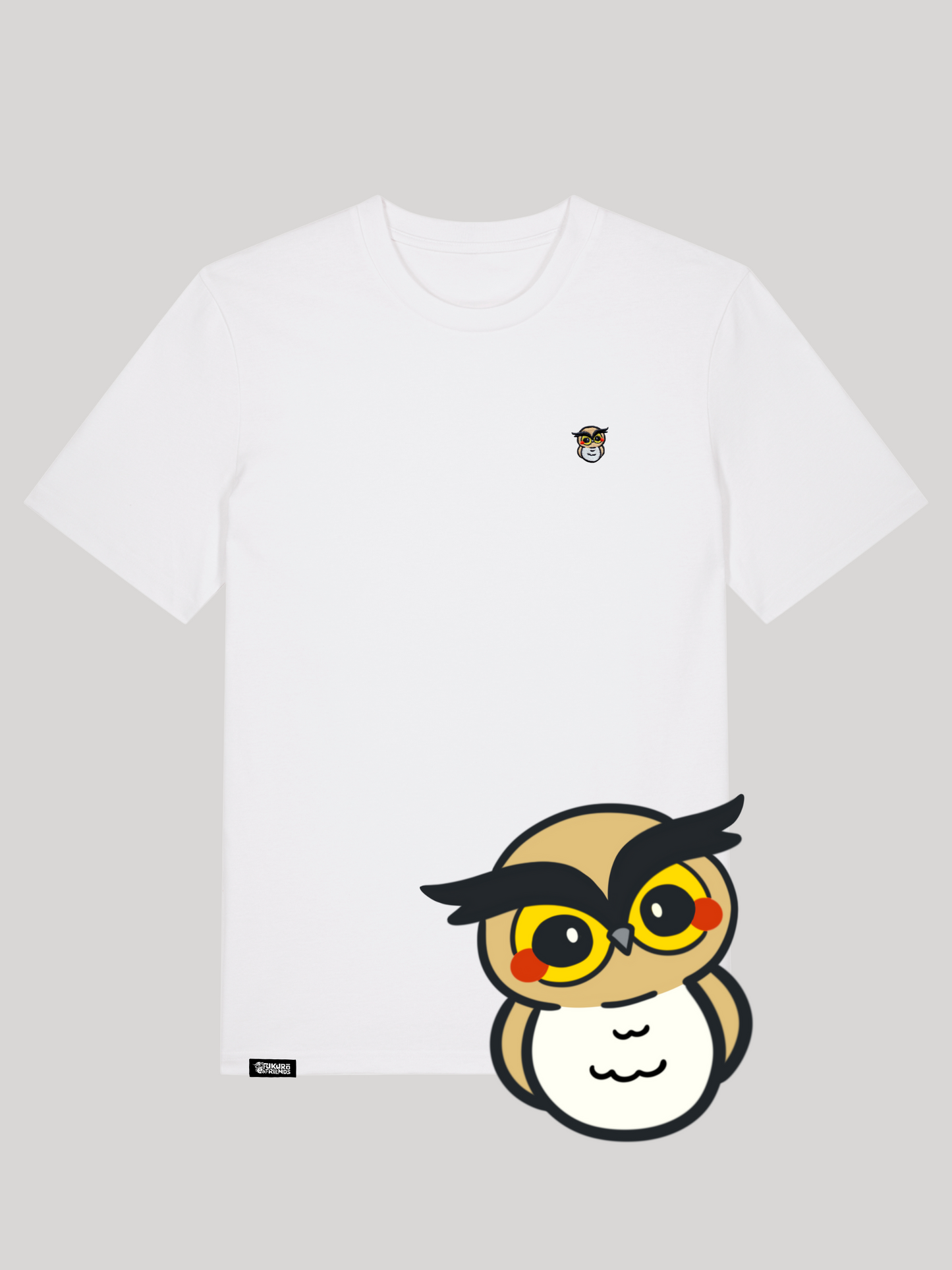 FUKURŌ | Der UHU - Soft-Touch T-Shirt aus reiner Bio-Baumwolle