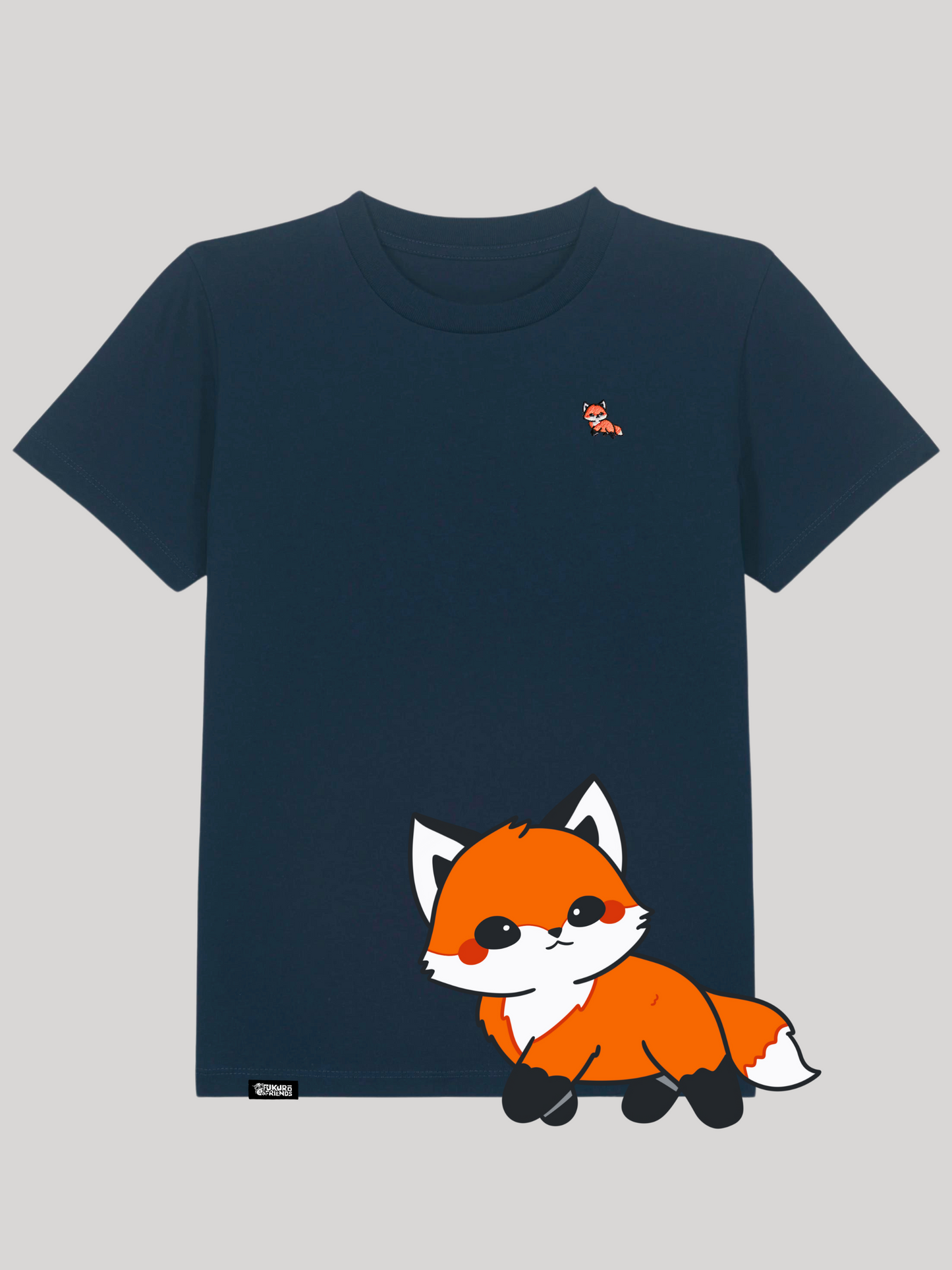 RIKU | Der Rotfuchs - Kids T-Shirt aus reiner Bio-Baumwolle