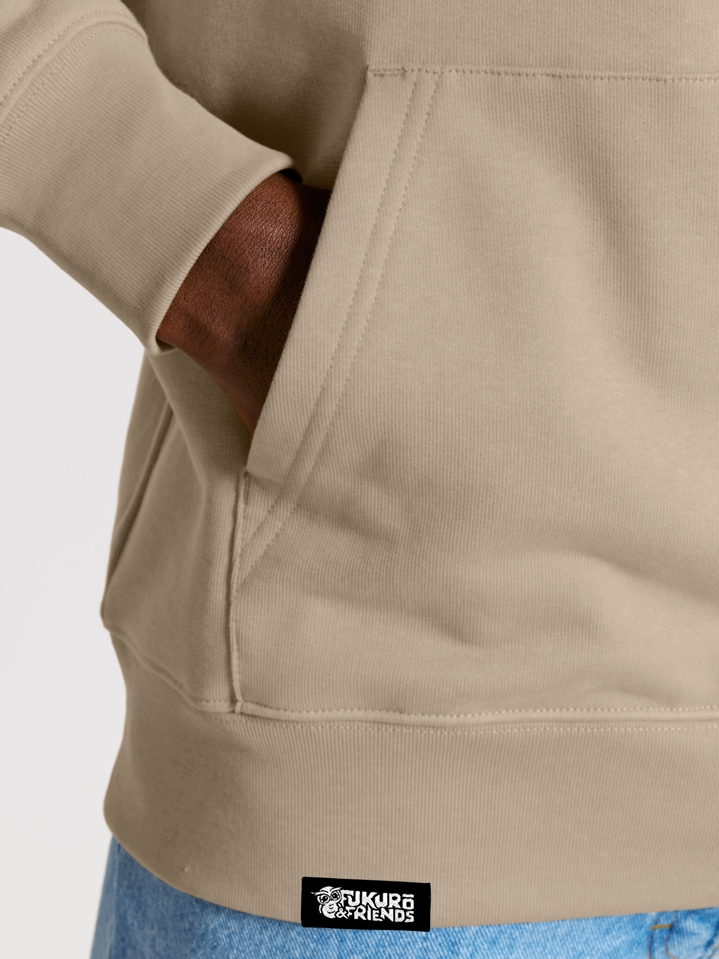 KUMO | Der Waschbär - Premium Hoodie aus reiner Bio-Baumwolle