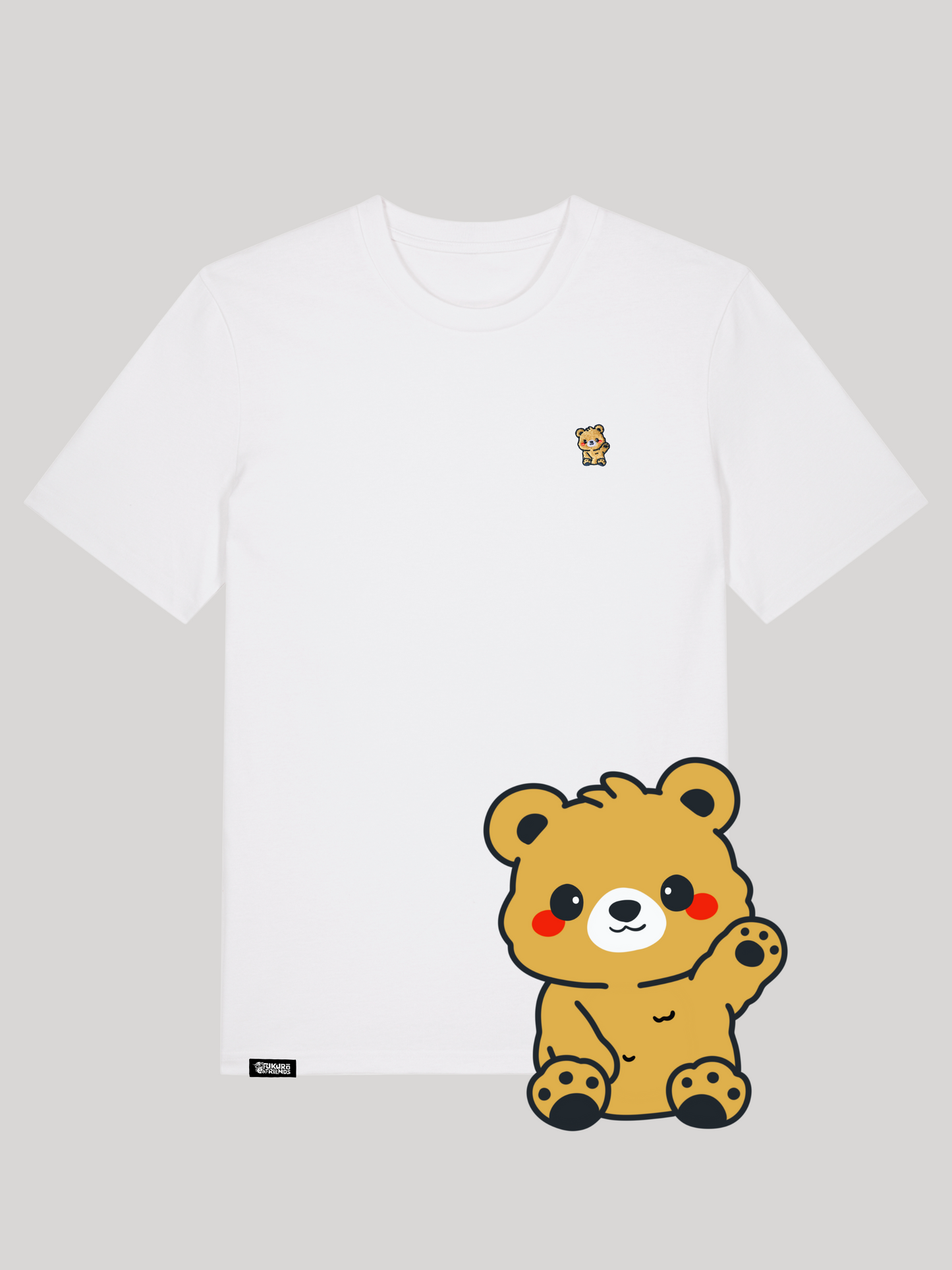 TOMO | Der Braunbär - Soft-Touch T-Shirt aus reiner Bio-Baumwolle