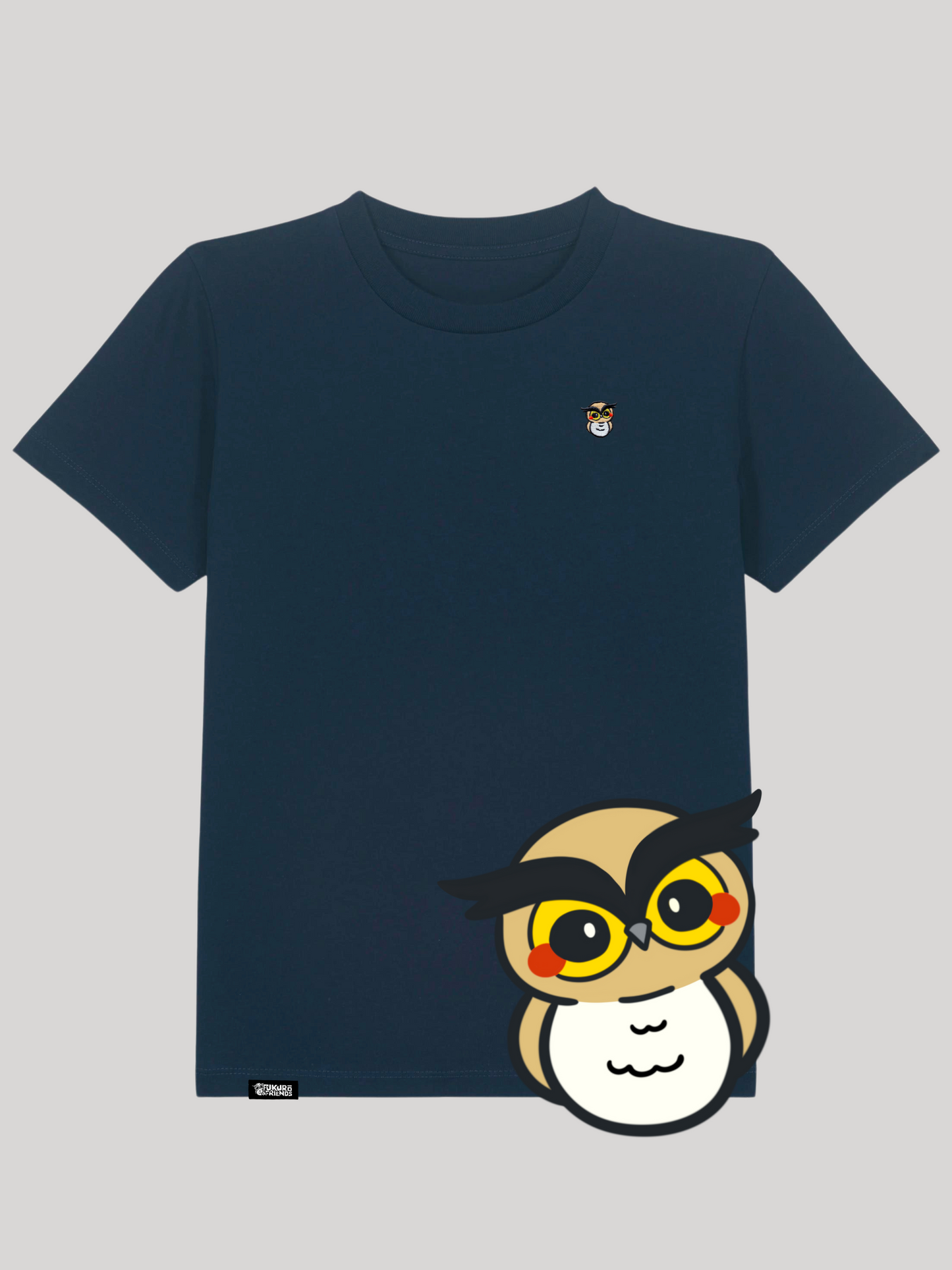 FUKURŌ | Der UHU - Kids T-Shirt aus reiner Bio-Baumwolle