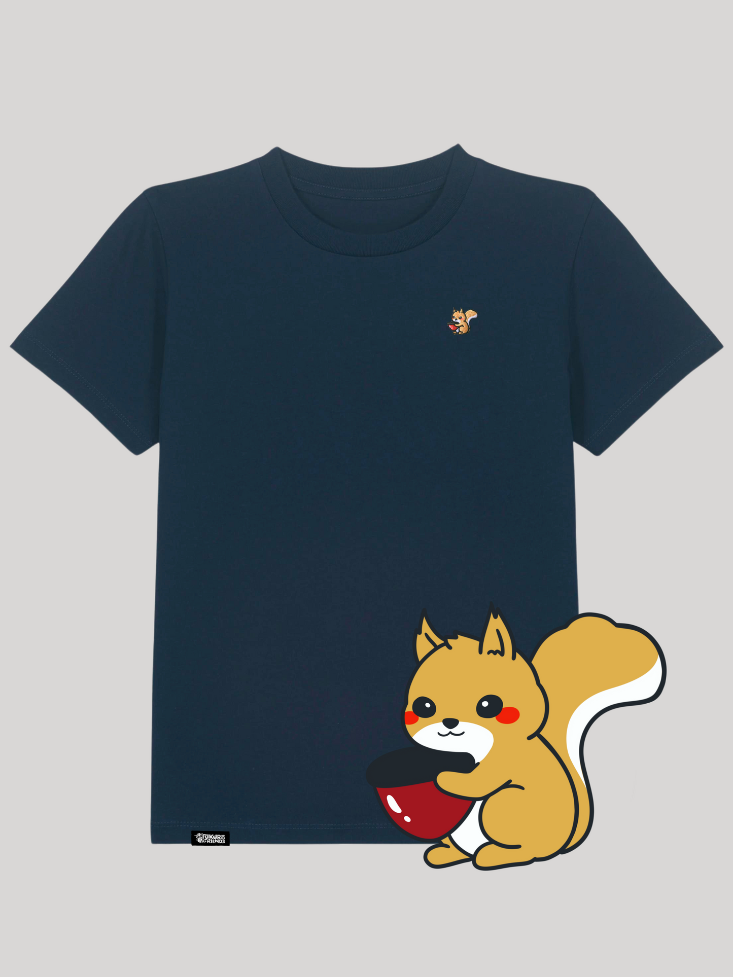 KURI | Das Eichhörnchen - Kids T-Shirt aus reiner Bio-Baumwolle