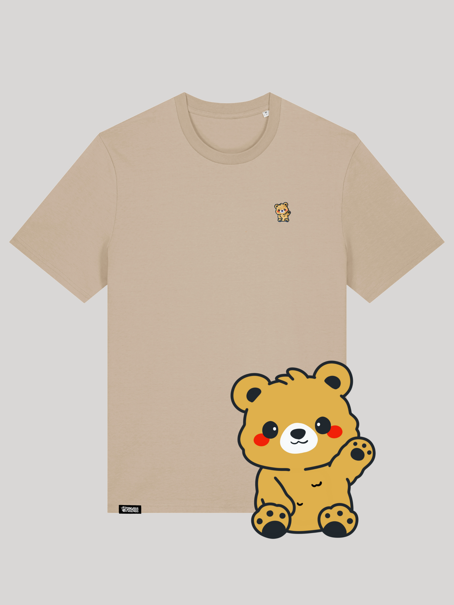 TOMO | Der Braunbär - Soft-Touch T-Shirt aus reiner Bio-Baumwolle