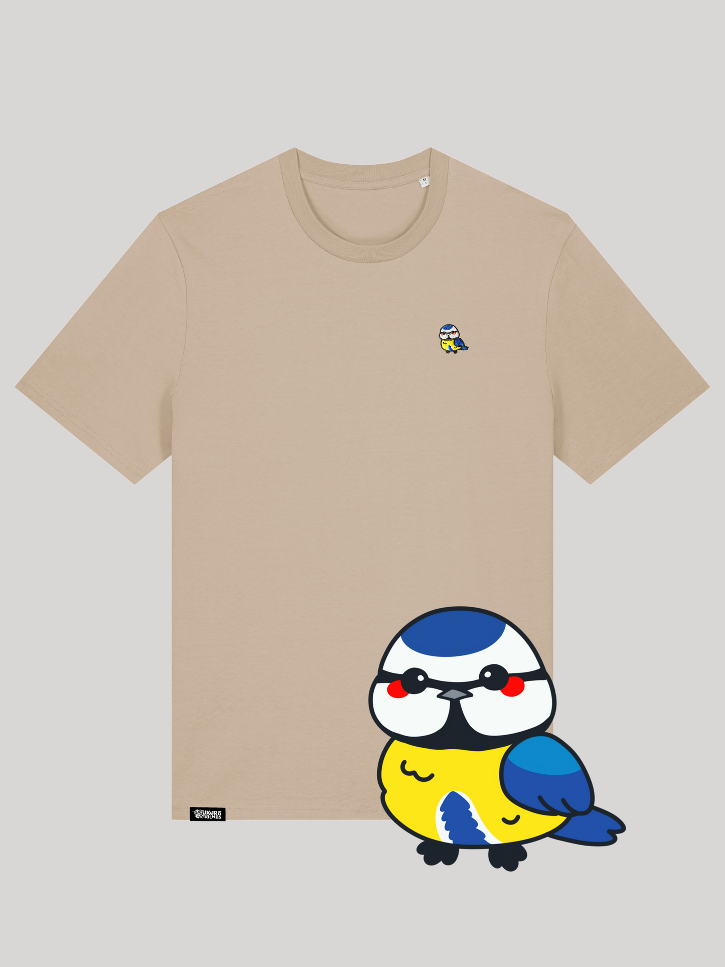 PIKO | Die Blaumeise - Soft-Touch T-Shirt aus reiner Bio-Baumwolle