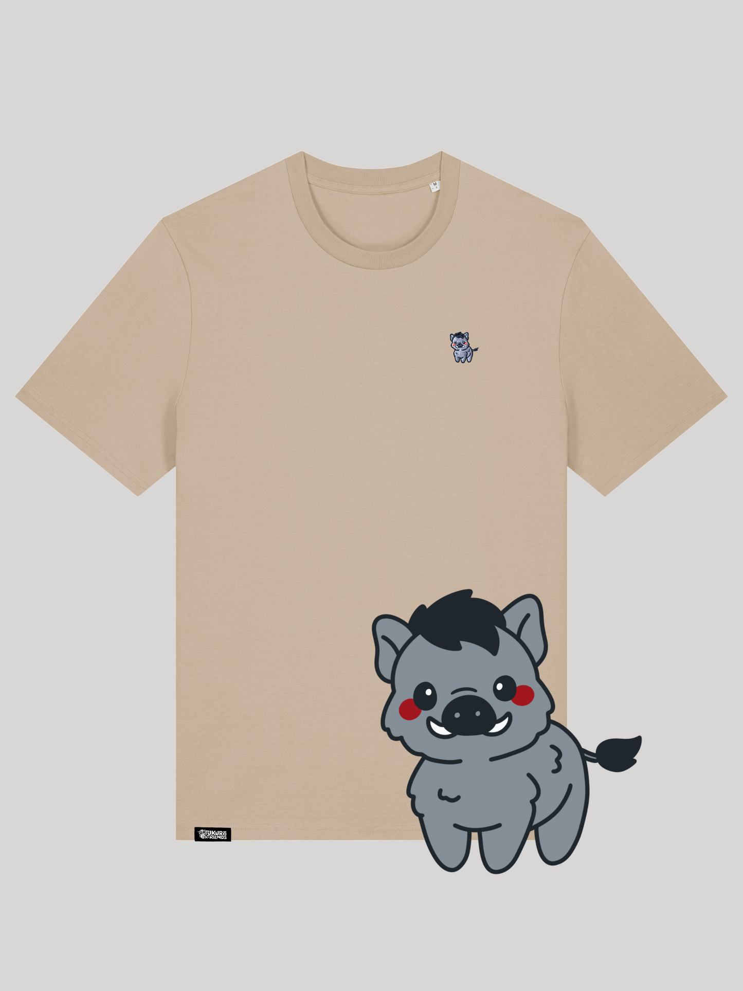 DARO | Das Wildschwein - Soft-Touch T-Shirt aus reiner Bio-Baumwolle