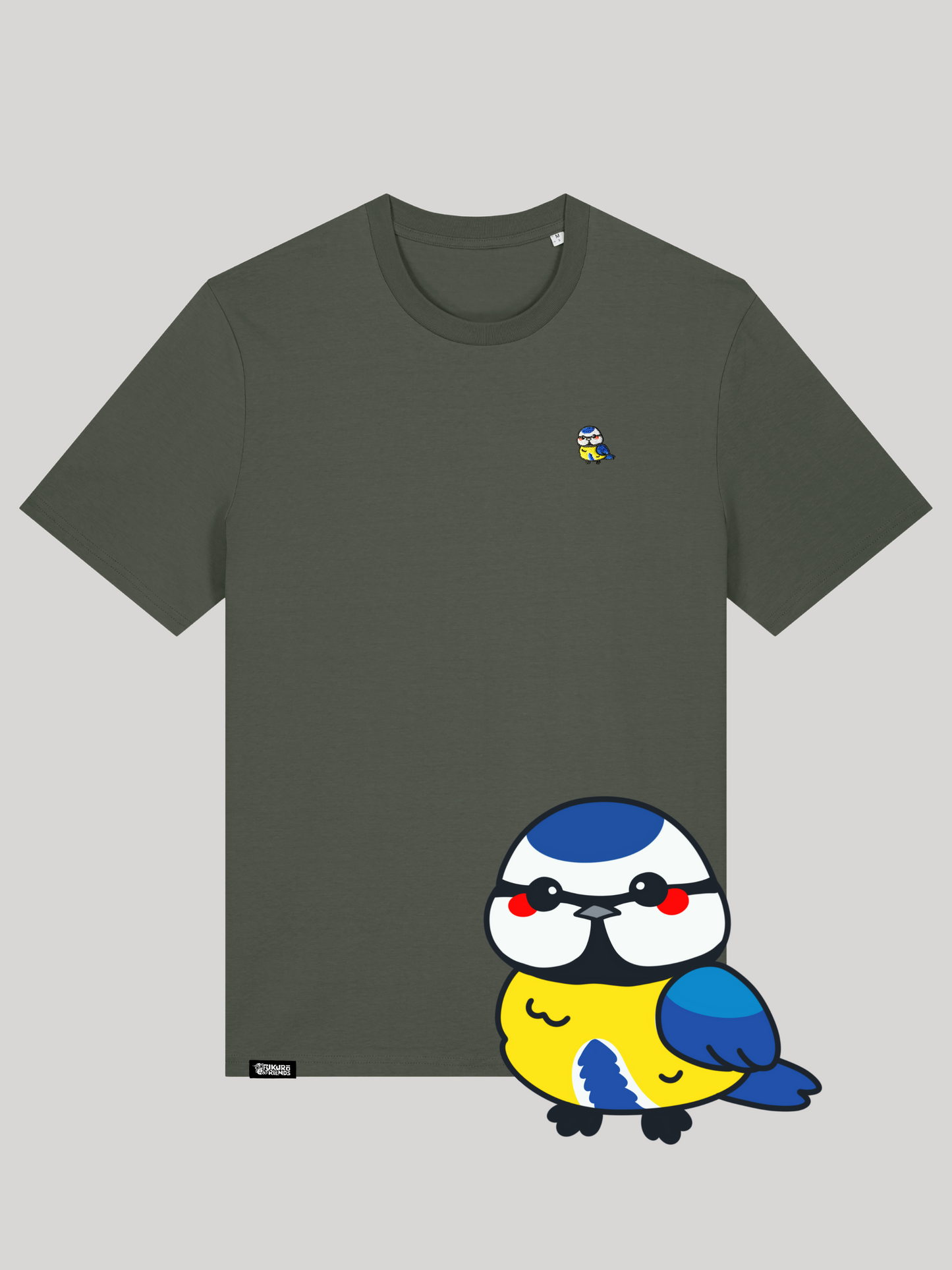 PIKO | Die Blaumeise - Soft-Touch T-Shirt aus reiner Bio-Baumwolle