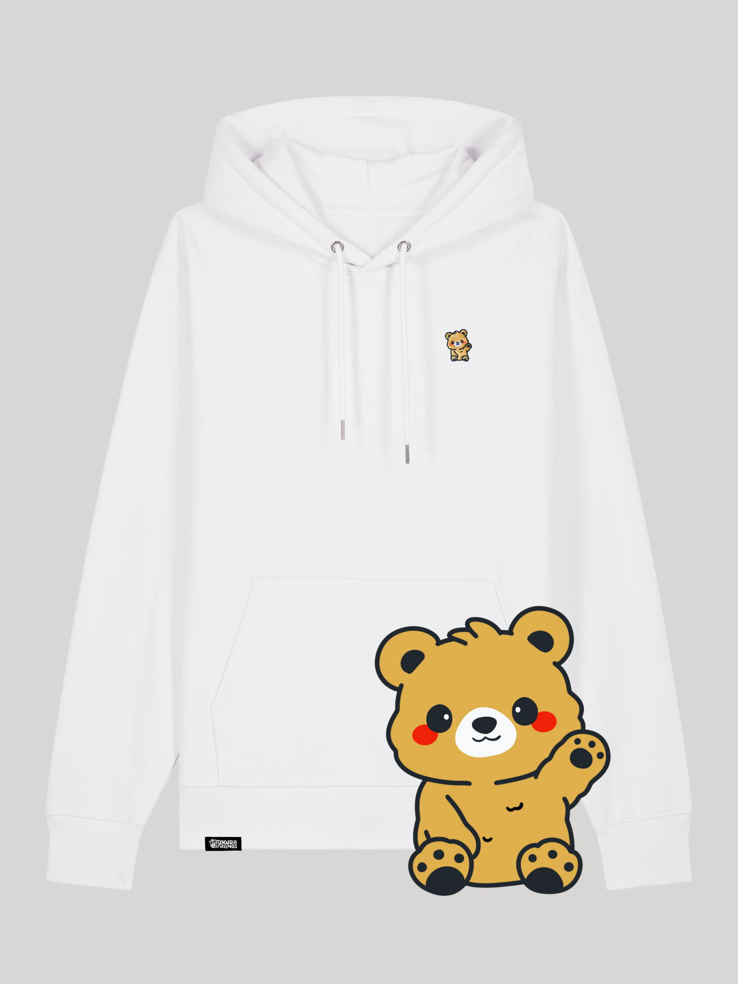TOMO | Der Braunbär - Premium Hoodie aus reiner Bio-Baumwolle