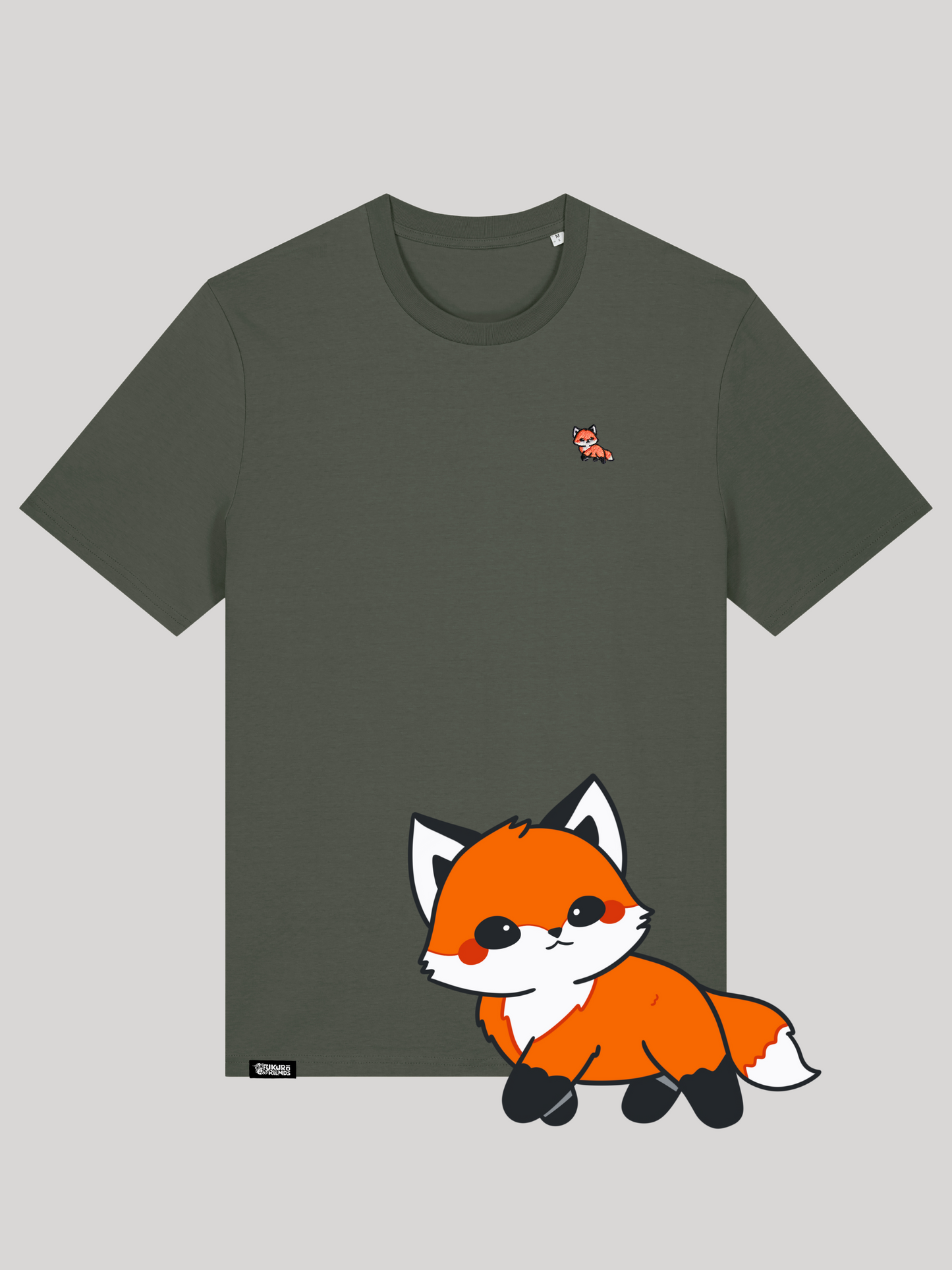 RIKU | Der Rotfuchs - Soft-Touch T-Shirt aus reiner Bio-Baumwolle