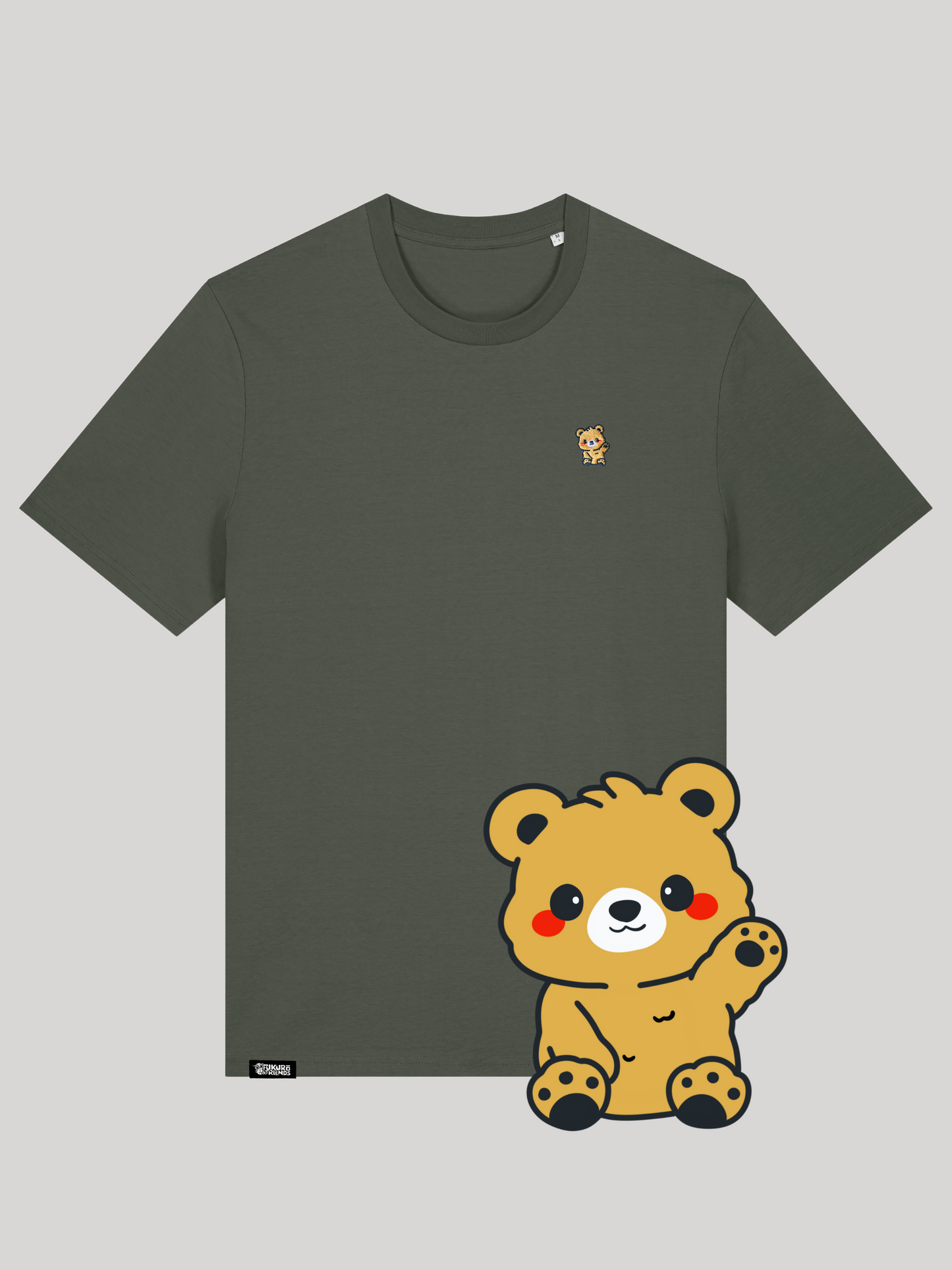 TOMO | Der Braunbär - Soft-Touch T-Shirt aus reiner Bio-Baumwolle