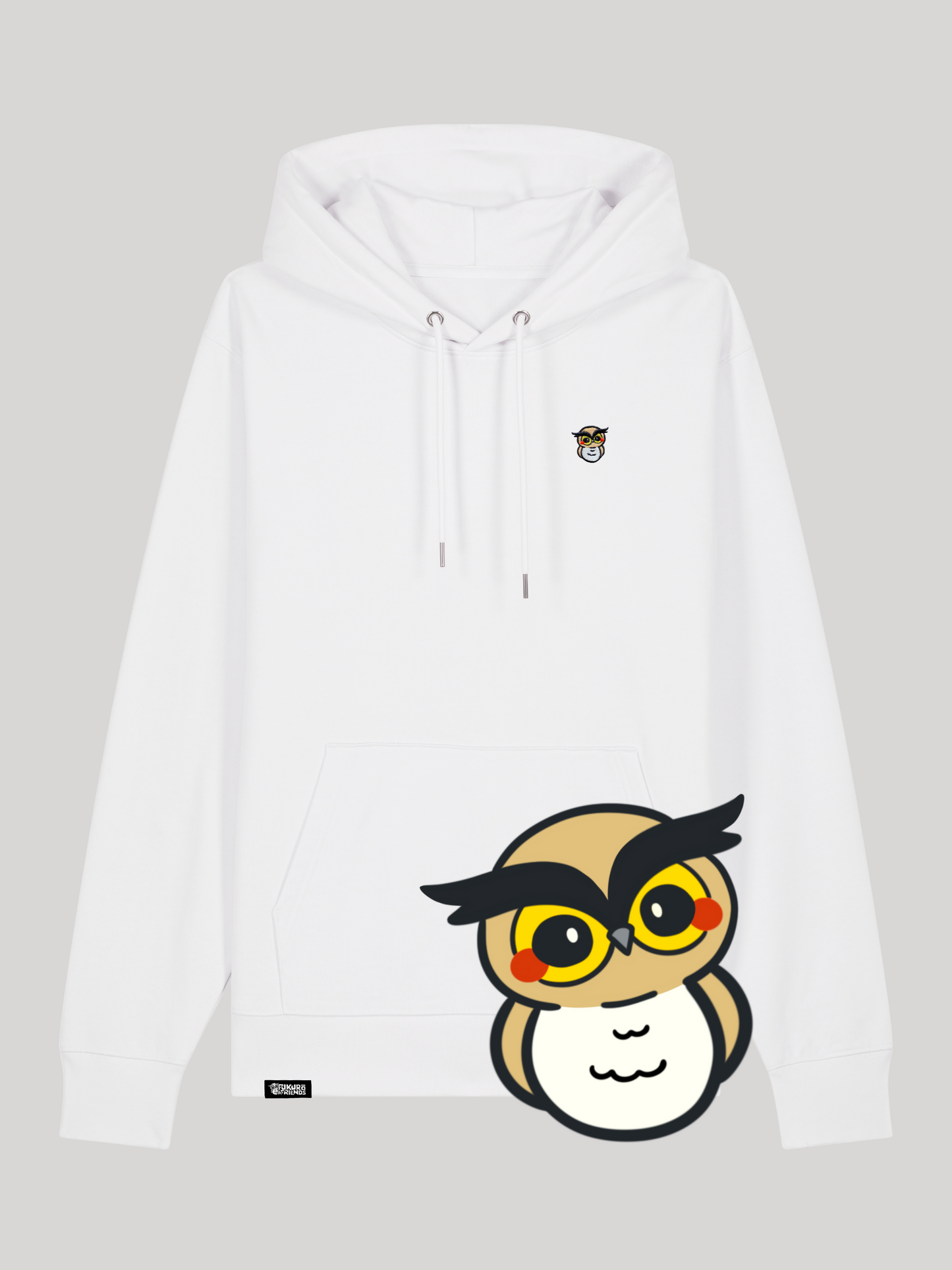 FUKURŌ | Der UHU - Premium Hoodie aus reiner Bio-Baumwolle