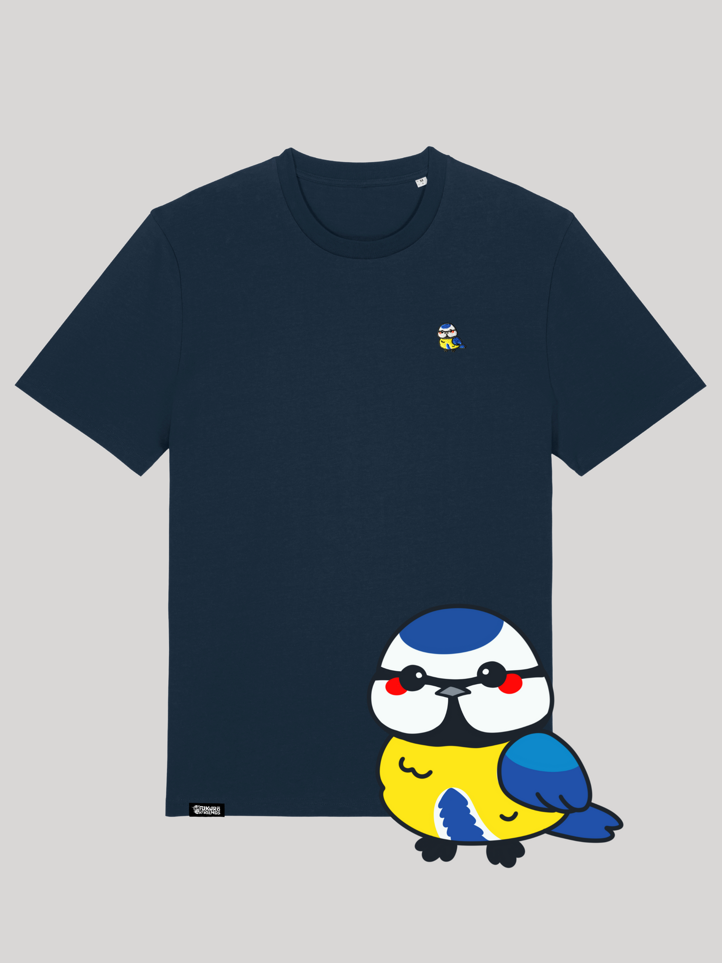 PIKO | Die Blaumeise - Soft-Touch T-Shirt aus reiner Bio-Baumwolle