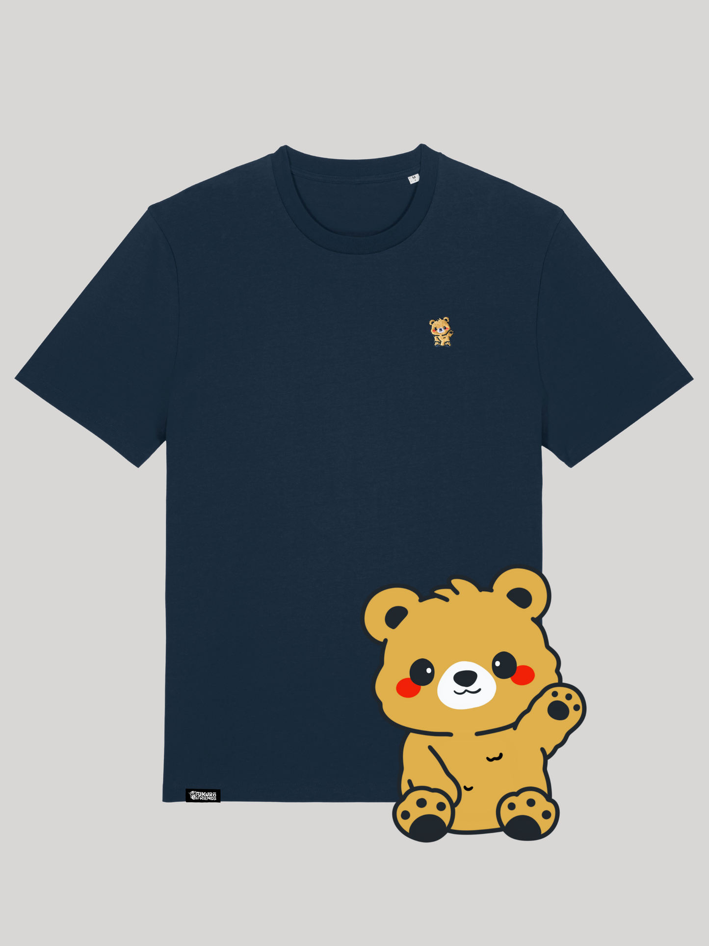 TOMO | Der Braunbär - Soft-Touch T-Shirt aus reiner Bio-Baumwolle