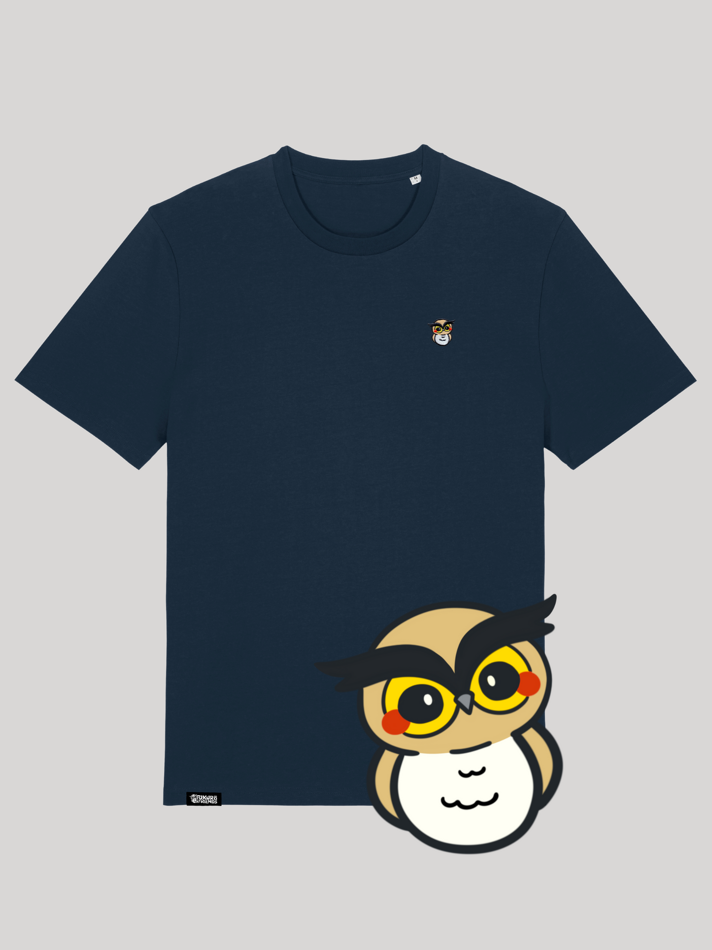 FUKURŌ | Der UHU - Soft-Touch T-Shirt aus reiner Bio-Baumwolle