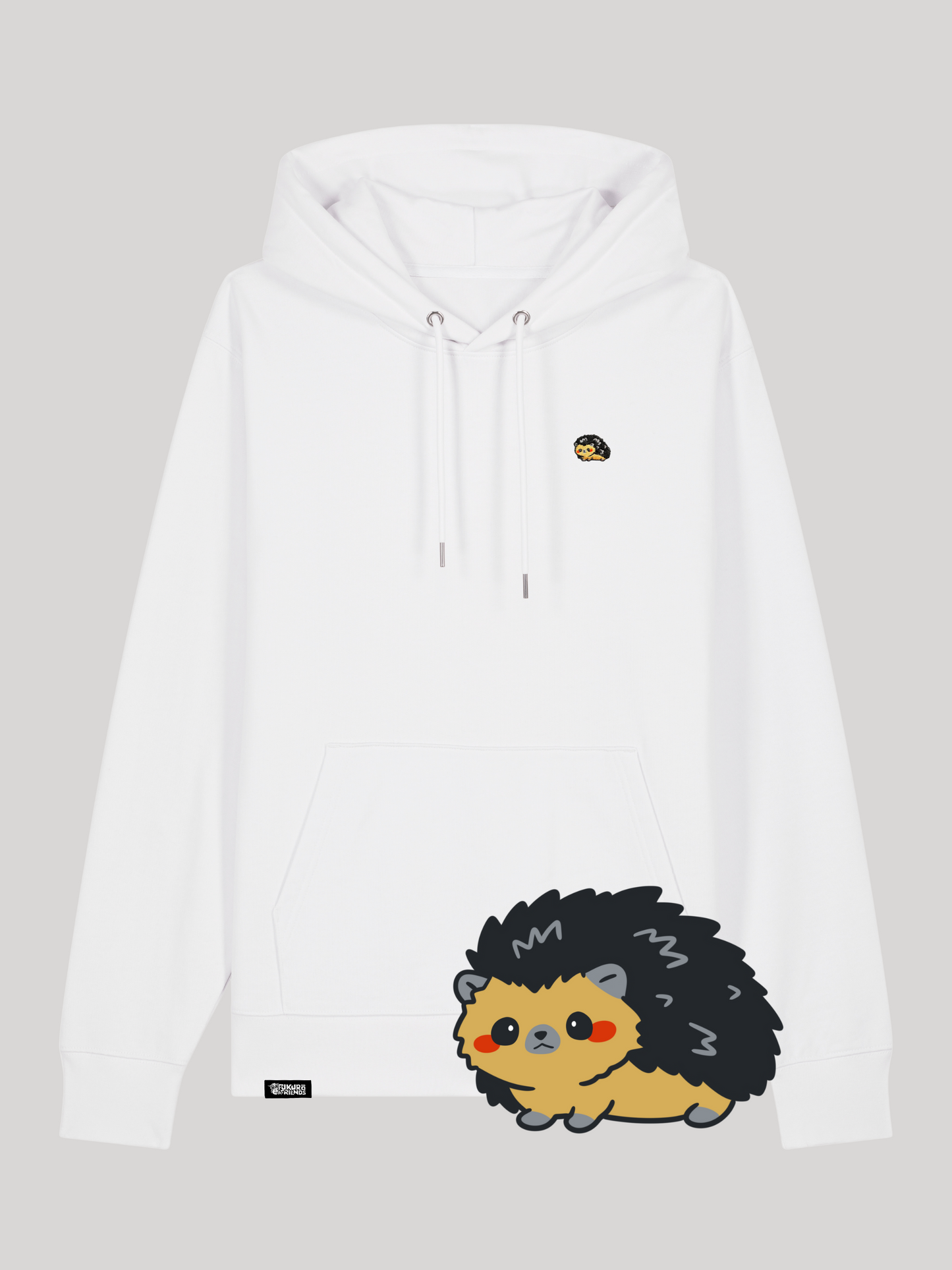 TARO | Der Igel - Premium Hoodie aus reiner Bio-Baumwolle