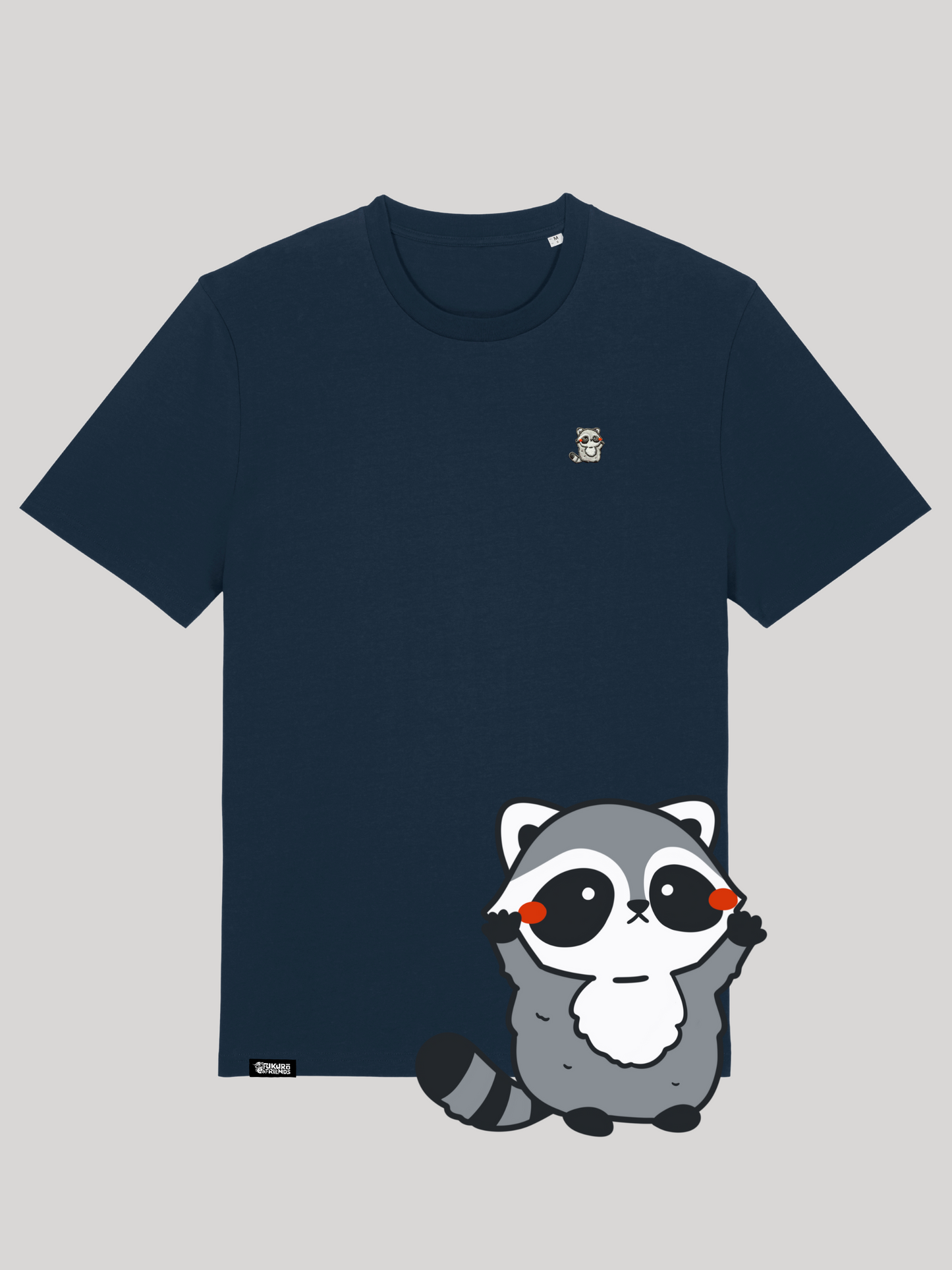 KUMO | Der Waschbär - Soft-Touch T-Shirt aus reiner Bio-Baumwolle