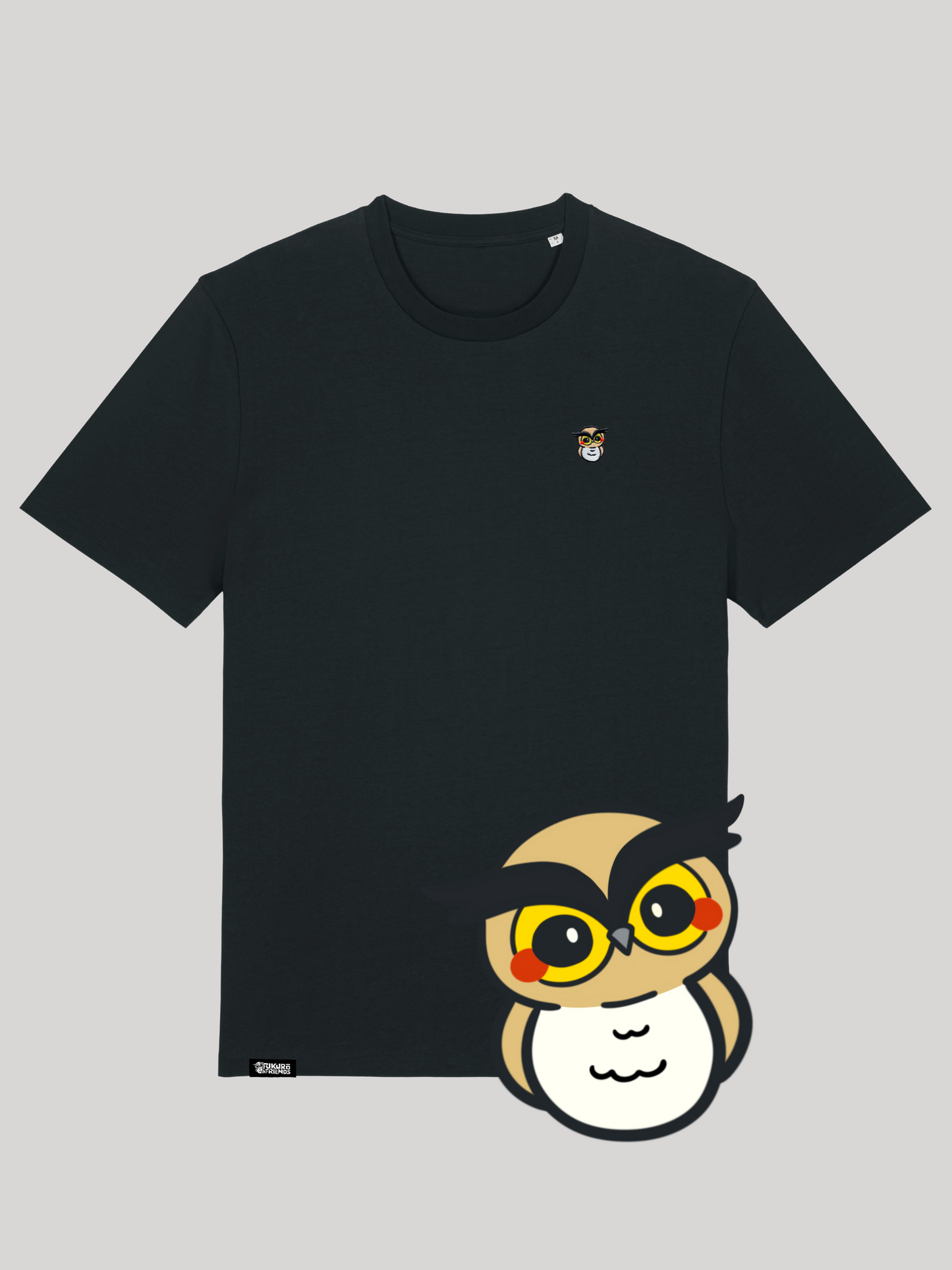 FUKURŌ | Der UHU - Soft-Touch T-Shirt aus reiner Bio-Baumwolle