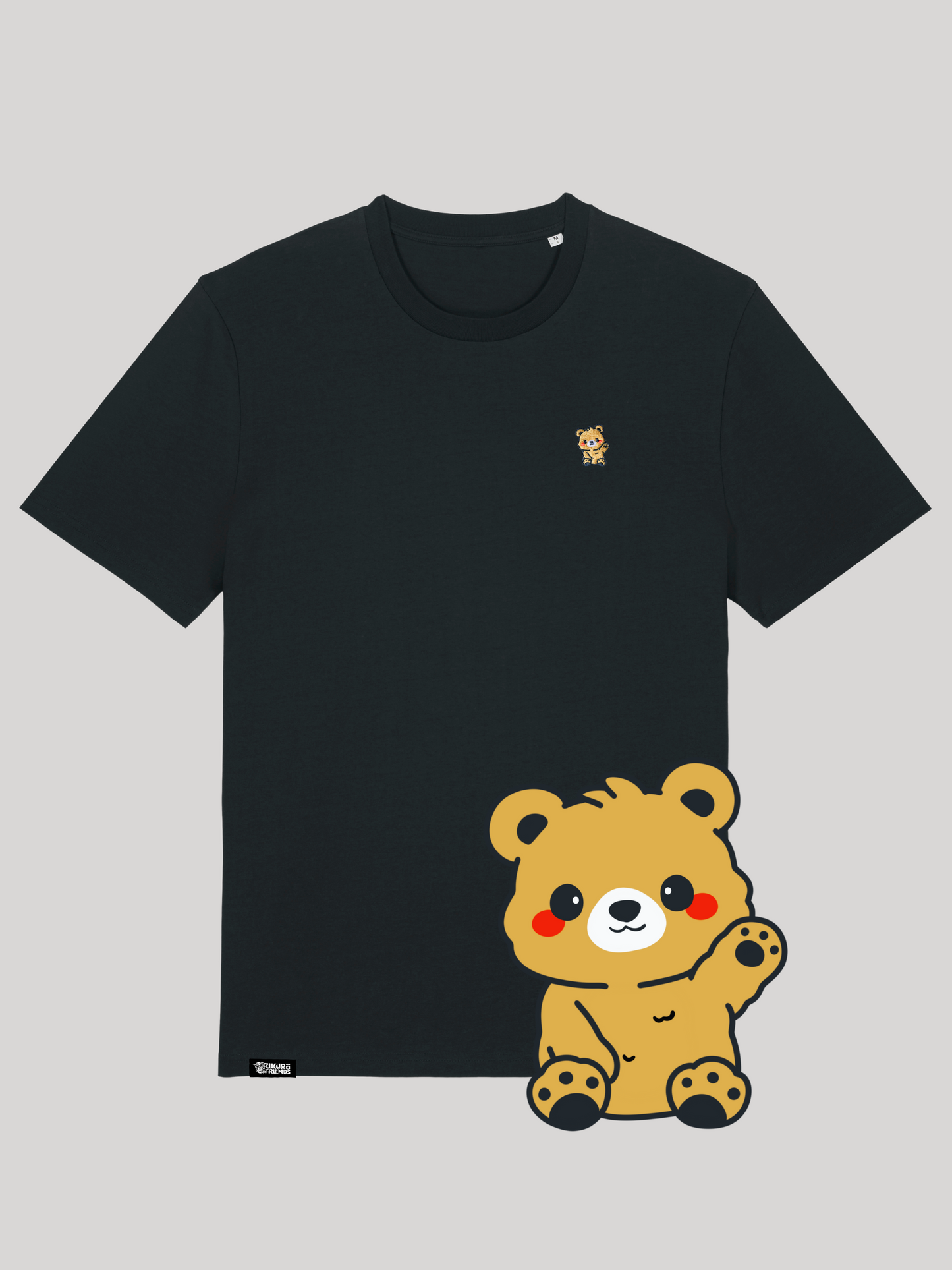 TOMO | Der Braunbär - Soft-Touch T-Shirt aus reiner Bio-Baumwolle