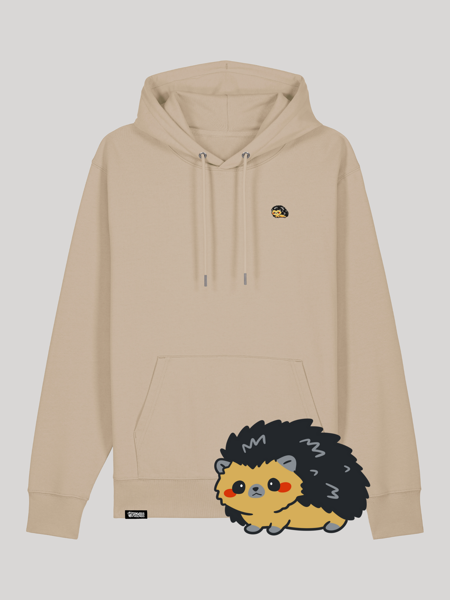 TARO | Der Igel - Premium Hoodie aus reiner Bio-Baumwolle