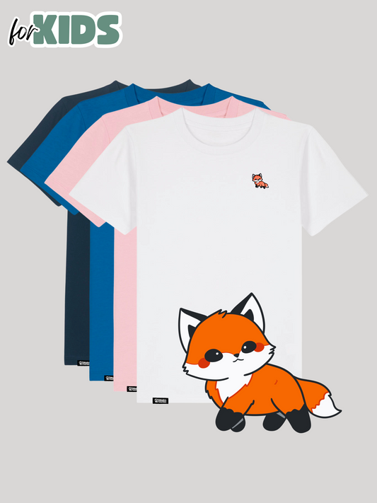 RIKU | Der Rotfuchs - Kids T-Shirt aus reiner Bio-Baumwolle