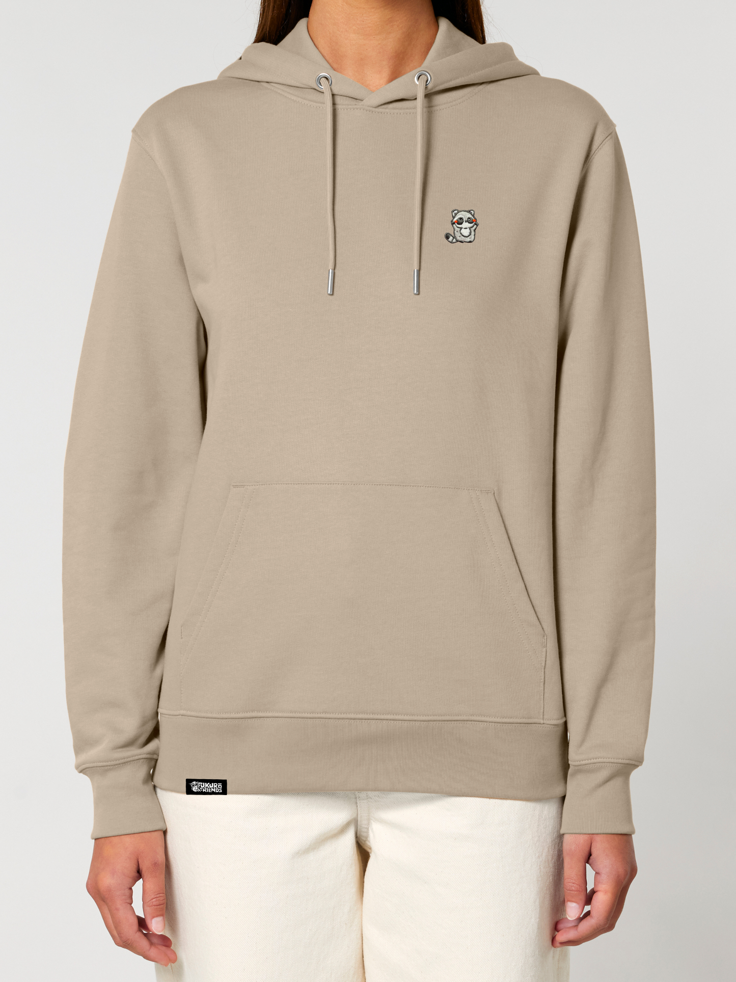 KUMO | Der Waschbär - Premium Hoodie aus reiner Bio-Baumwolle