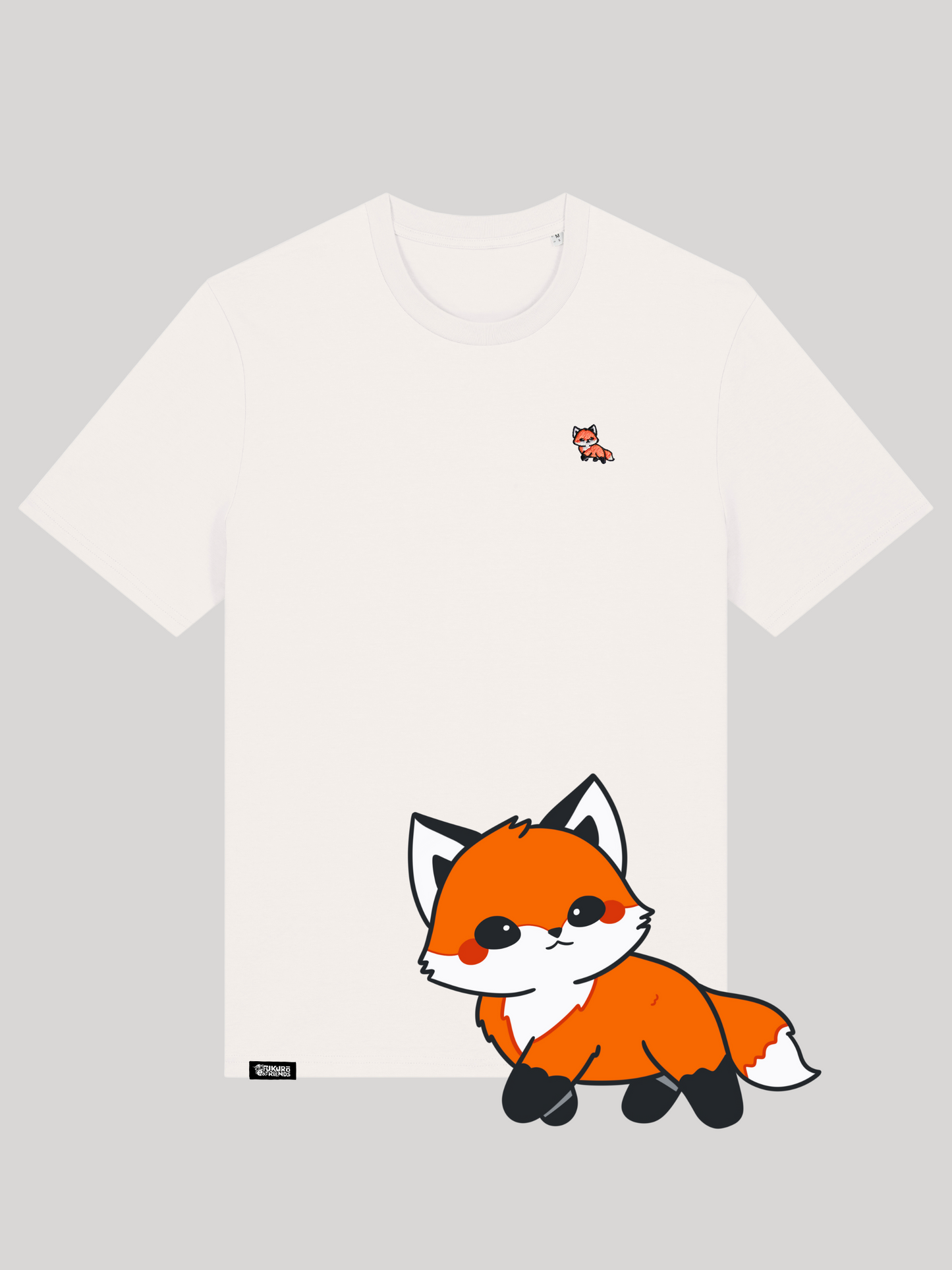 RIKU | Der Rotfuchs - Soft-Touch T-Shirt aus reiner Bio-Baumwolle