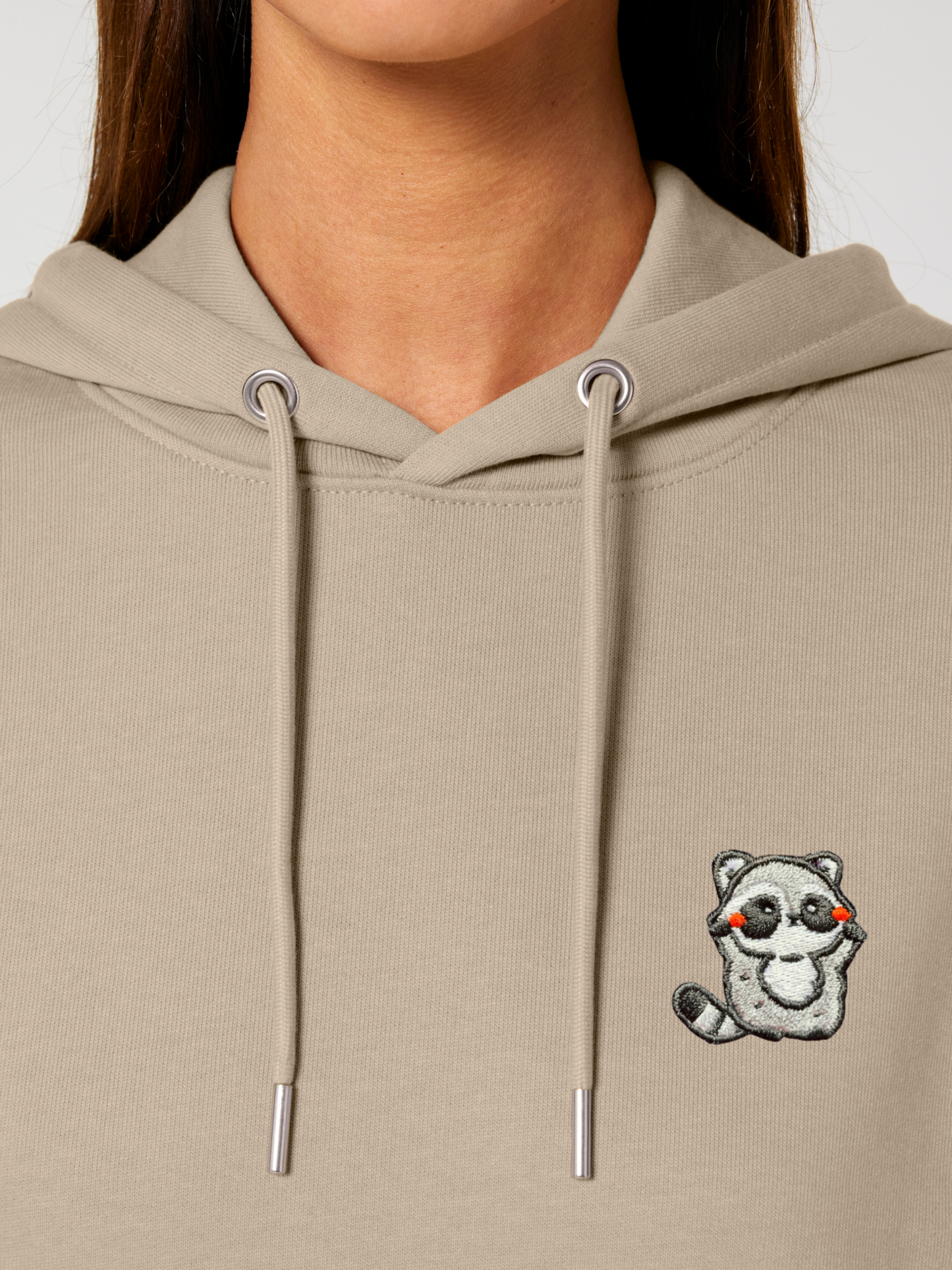 KUMO | Der Waschbär - Premium Hoodie aus reiner Bio-Baumwolle