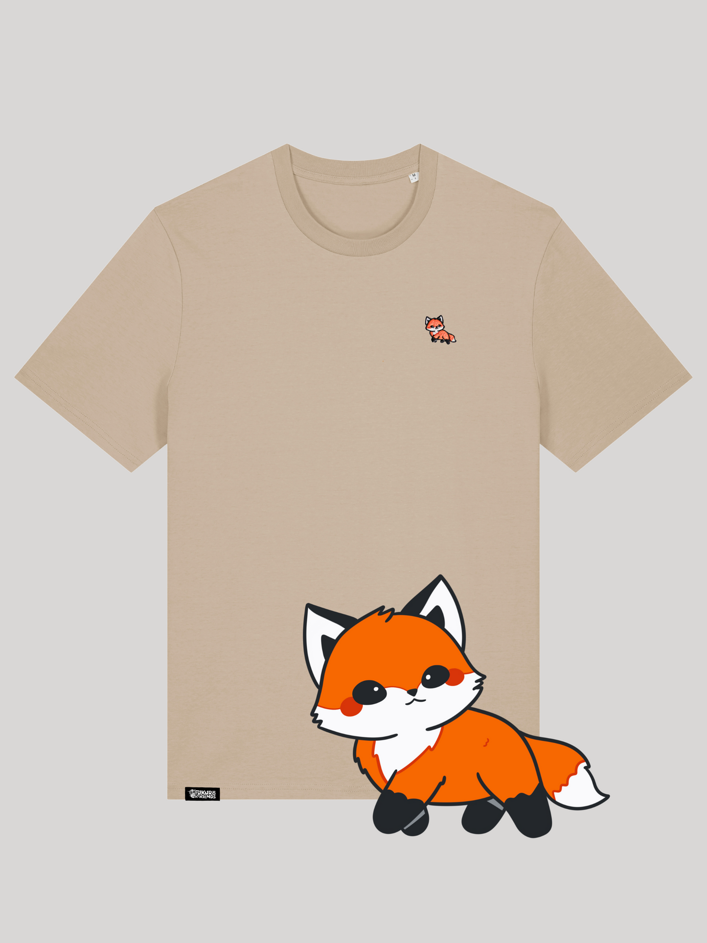 RIKU | Der Rotfuchs - Soft-Touch T-Shirt aus reiner Bio-Baumwolle