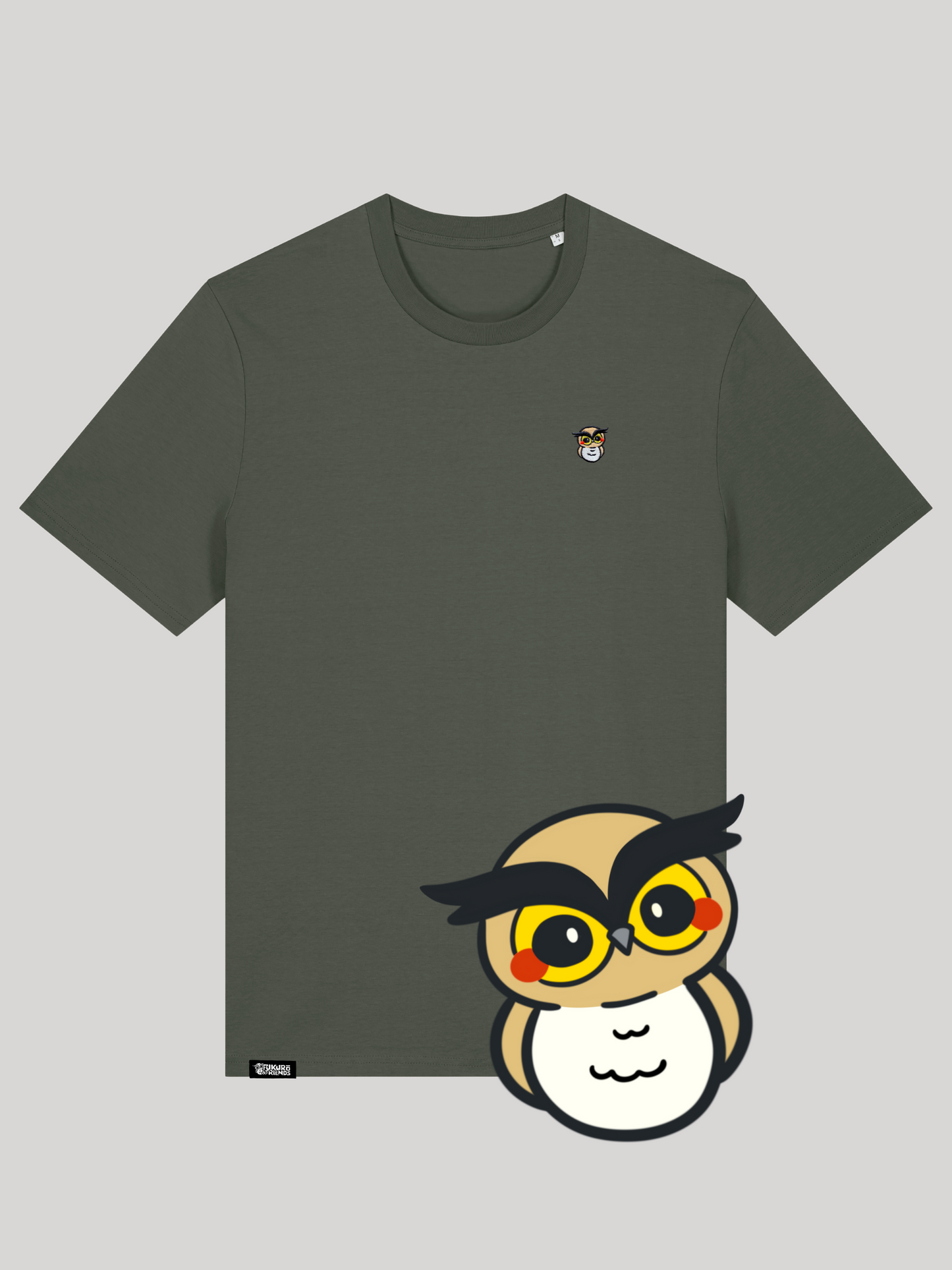 FUKURŌ  | Der UHU - Soft-Touch T-Shirt aus reiner Bio-Baumwolle