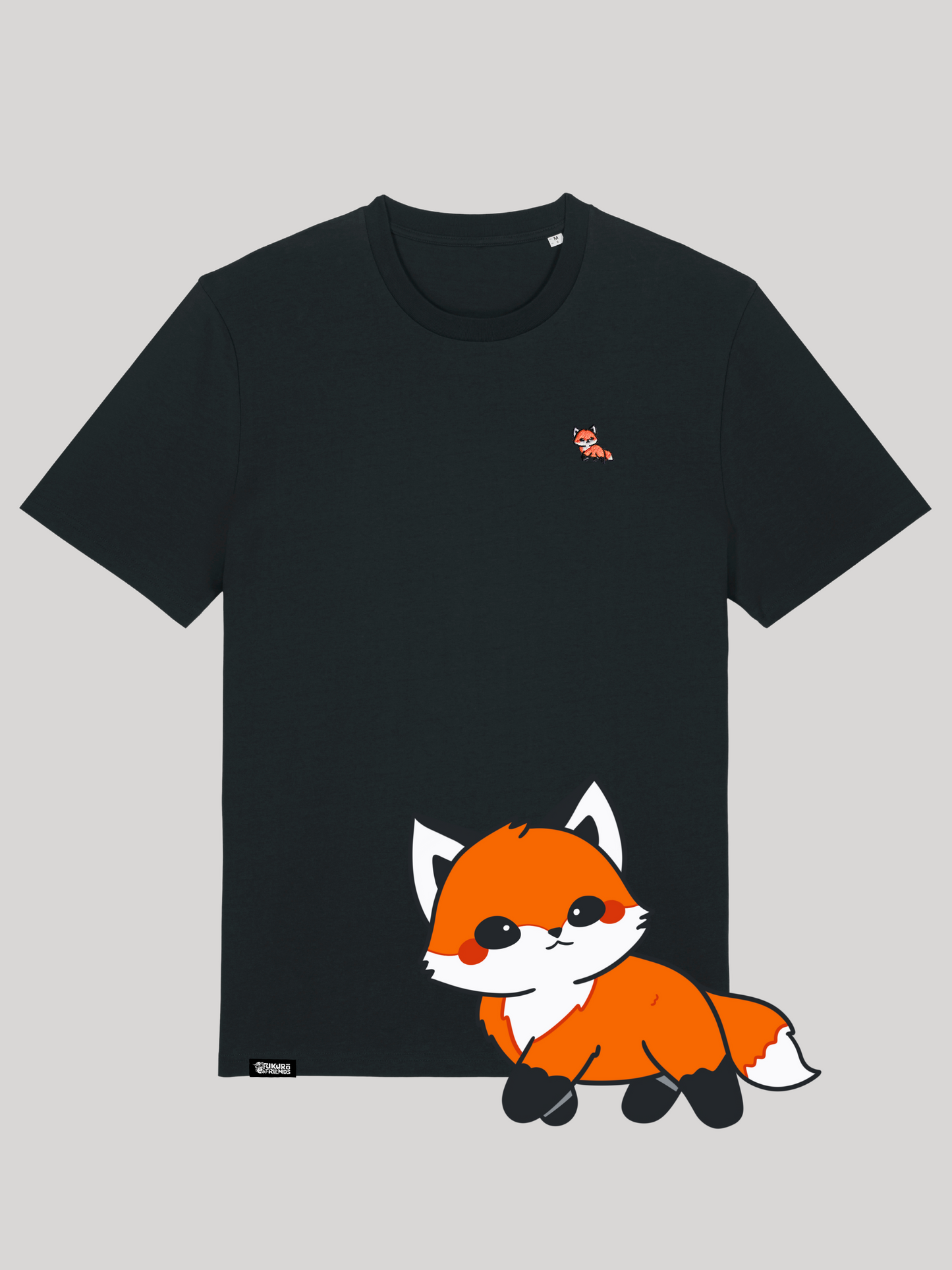 RIKU | Der Rotfuchs - Soft-Touch T-Shirt aus reiner Bio-Baumwolle